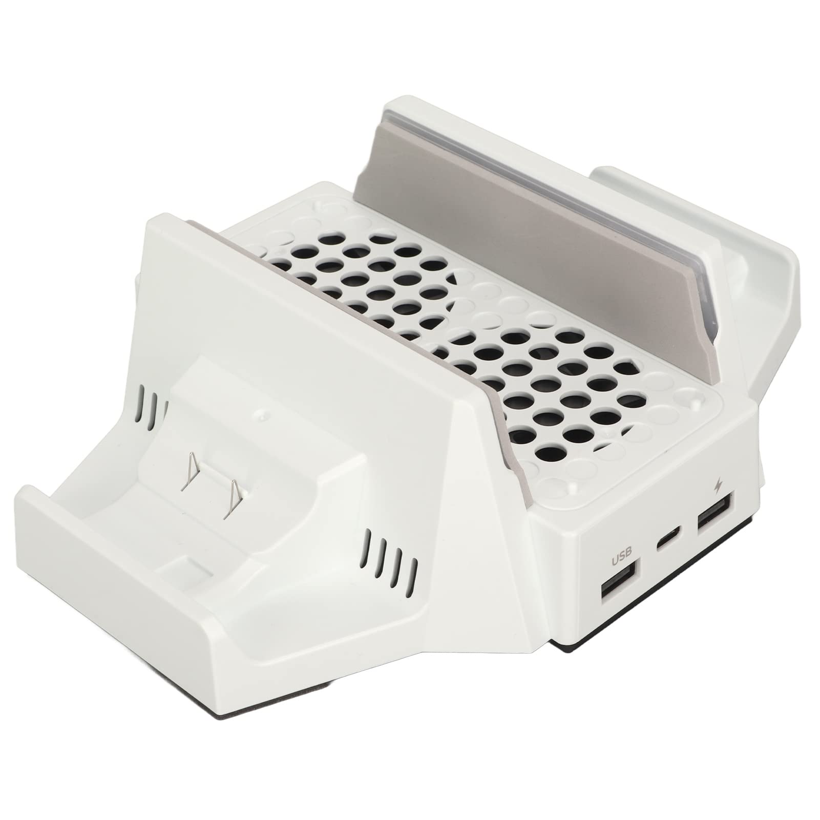 Xbox Series S Cooling Stand with Dual Cooling Fans - 4-Speed Adjustable, Dual Controller Charger with LED Indicator & USB Port - Perfect for Gaming Accessories & Long Play Sessions