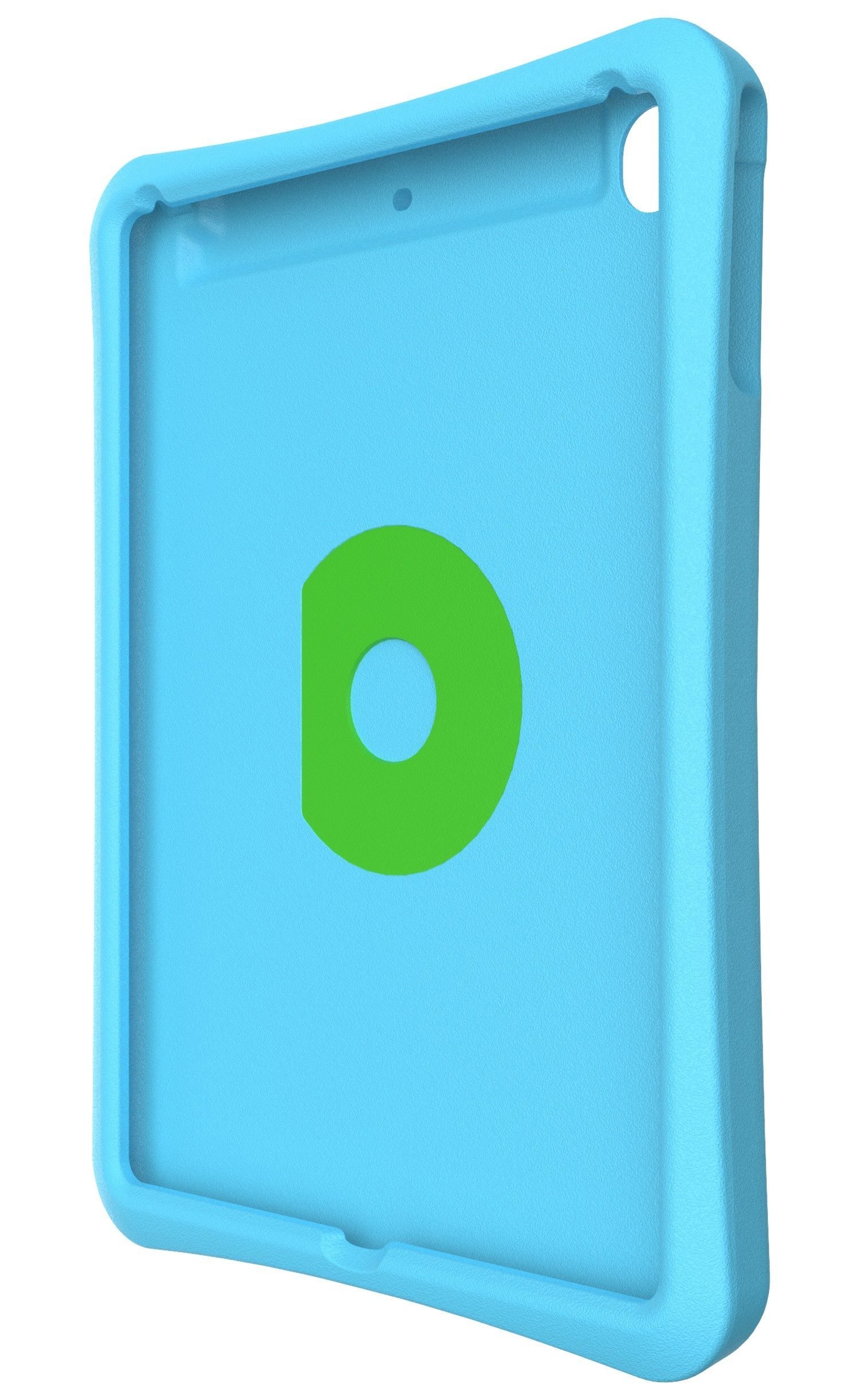 Evo Play Protective Case for iPad Air 2 - Shockproof Kids Tablet Cover with Handle, Blue & Green Design - Perfect for School, Travel & Home Learning