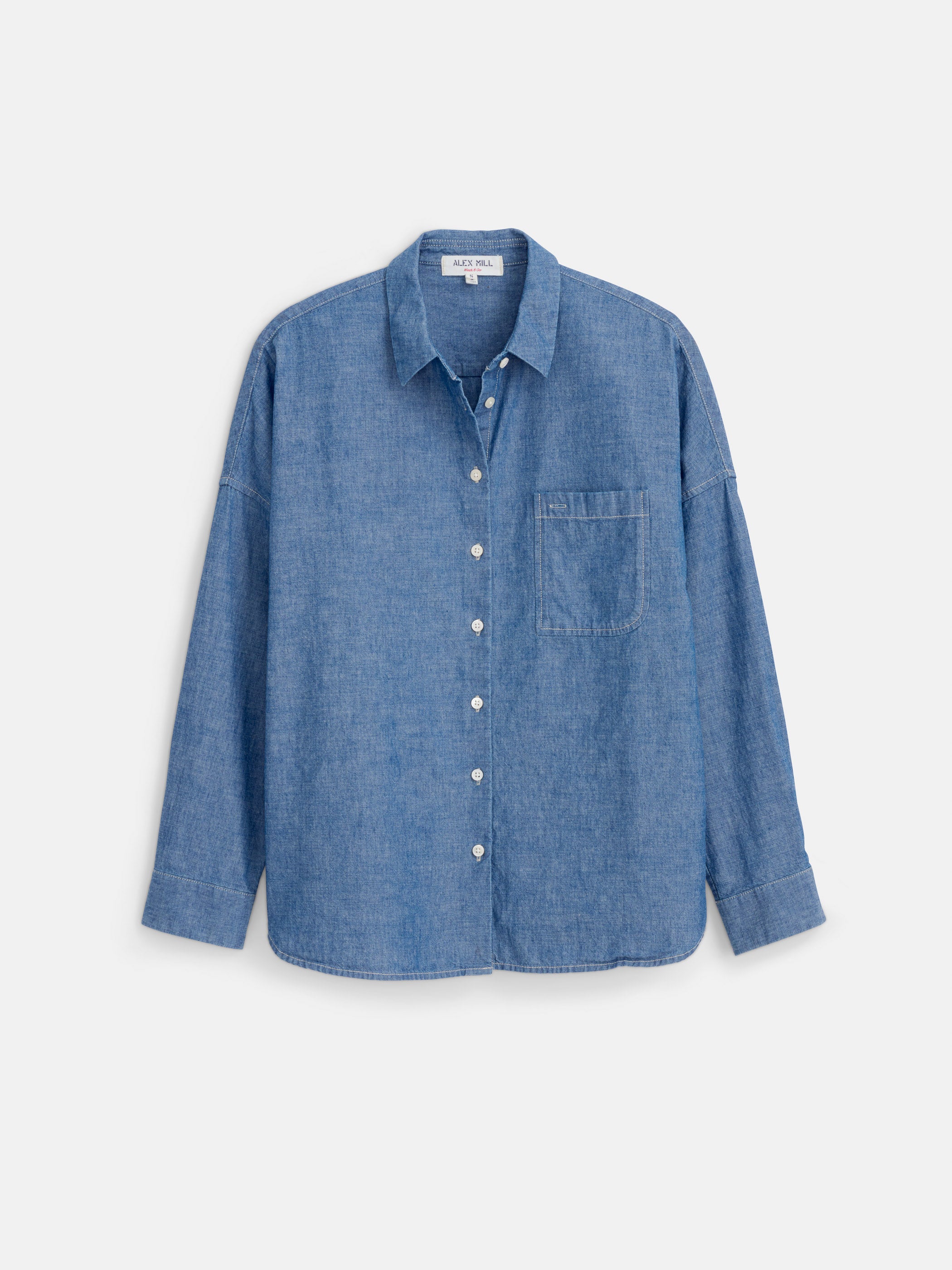 Jo Shirt in Chambray - Stylish Casual Button Down Shirt for Men | Perfect for Office, Date Night & Weekend Outfits