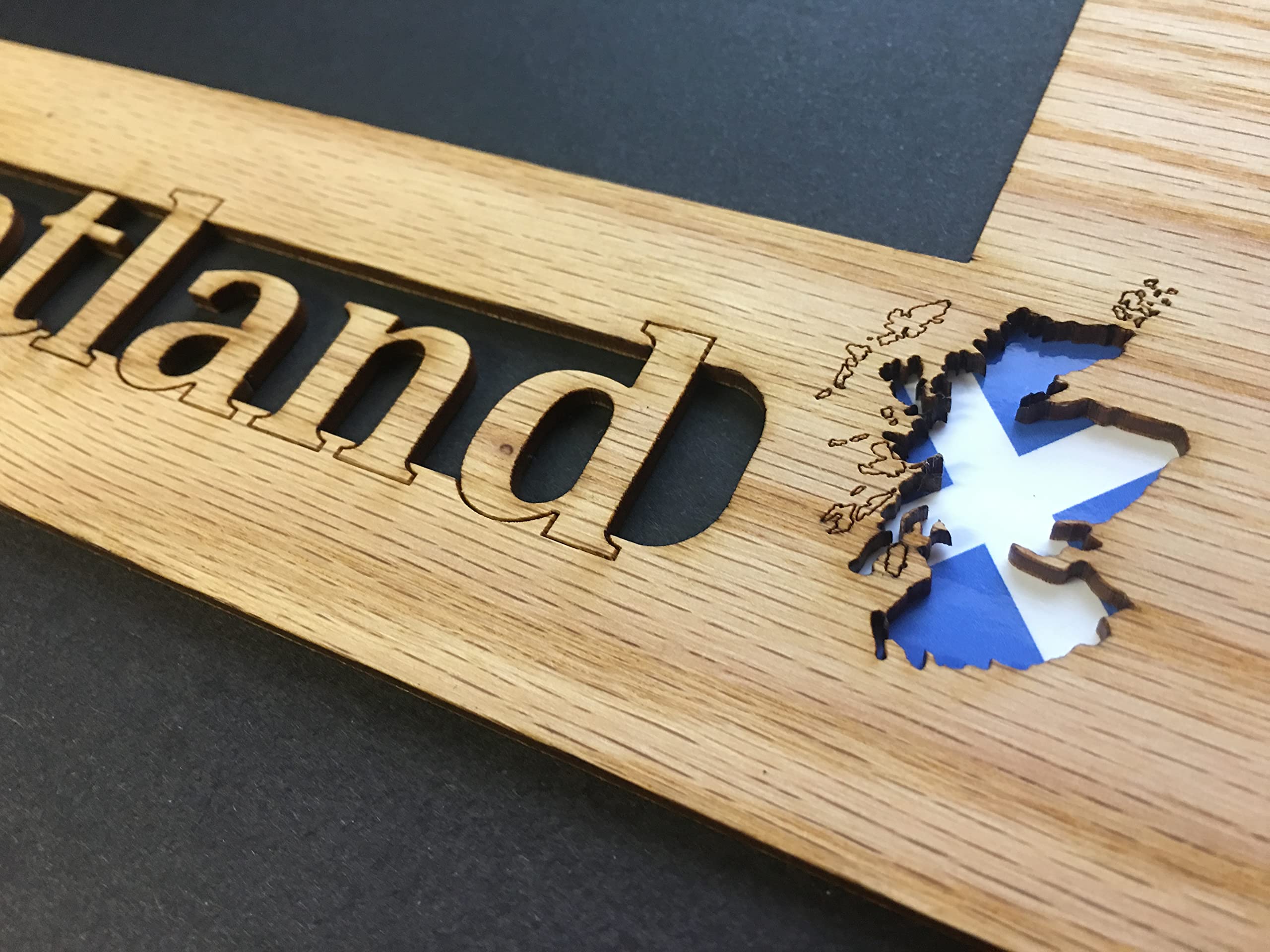 Custom Scotland Travel Picture Frame - 11x14 Photo Frame Holds 8x10 Photo - Perfect for Travel Memories, Home Decor & Gift Ideas