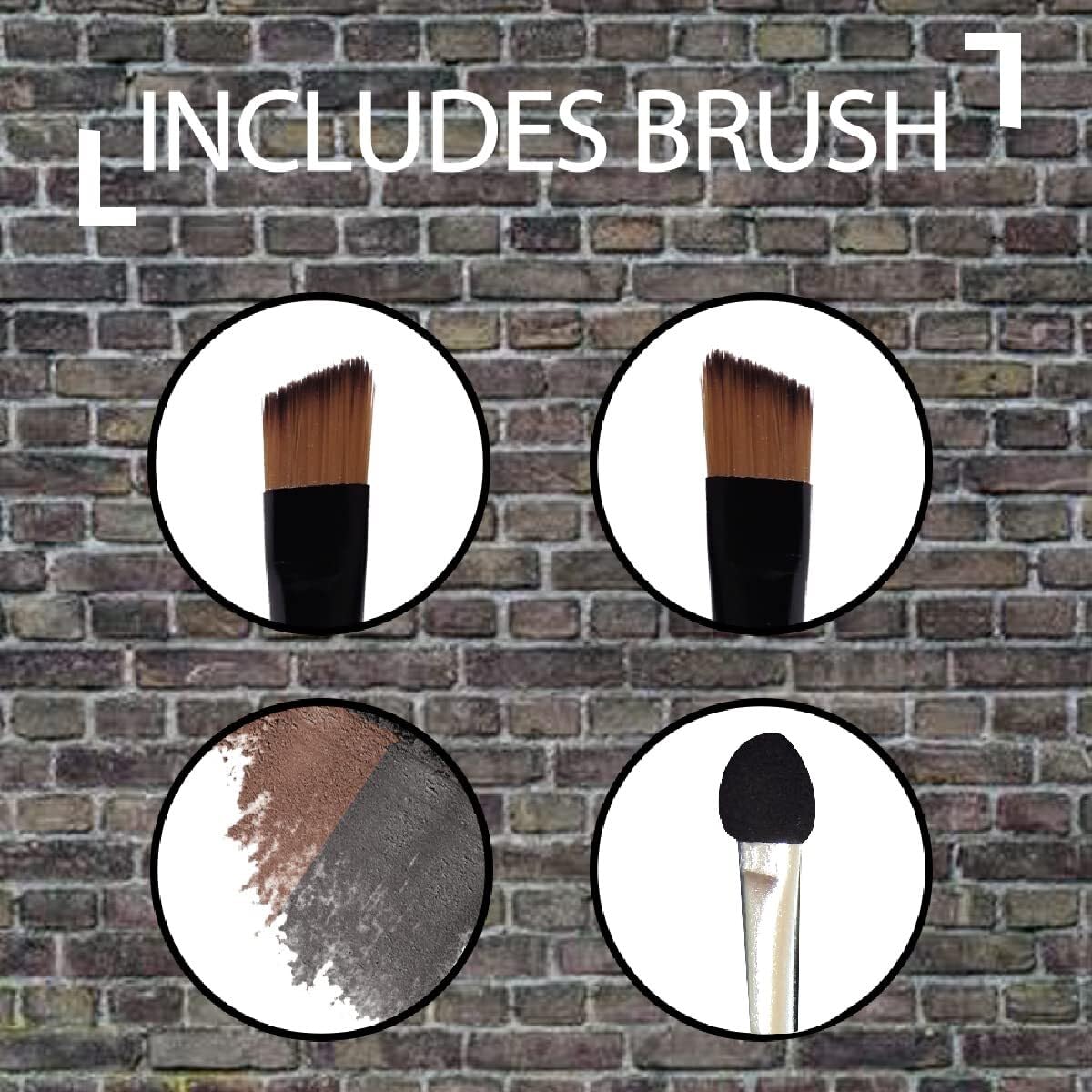 3 in 1 Eyebrow Powder Cake Palette - Waterproof & Long Lasting Eyebrow Makeup Kit with Blendable Colors (9g) | Perfect for Travel, Daily Use & Professional Makeup Artists