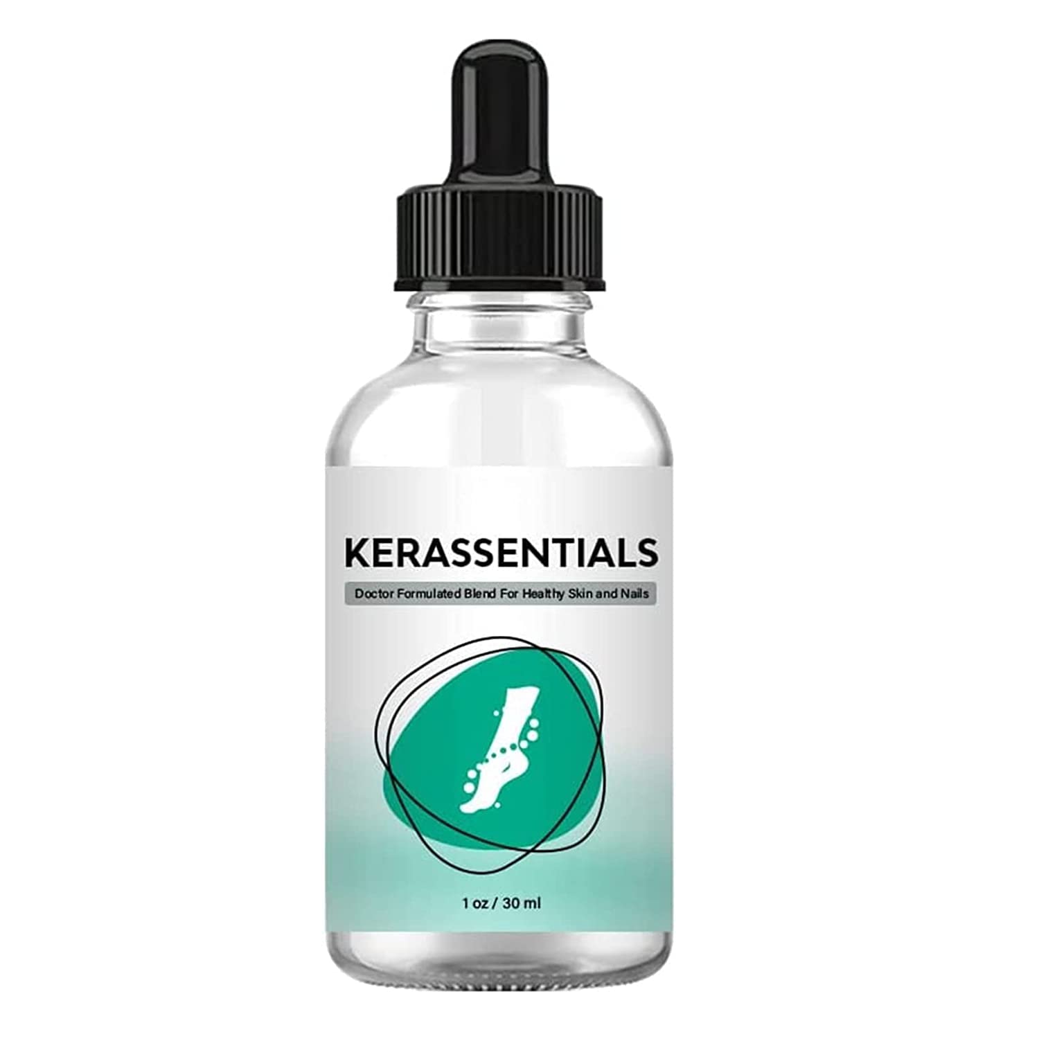 Kerassentials Toenail Fungus Treatment Oil - Natural Nail Fungus Solution for Healthy Toenails & Skin (2 Pack) - Perfect for Athletes, Swimmers & Daily Foot Care