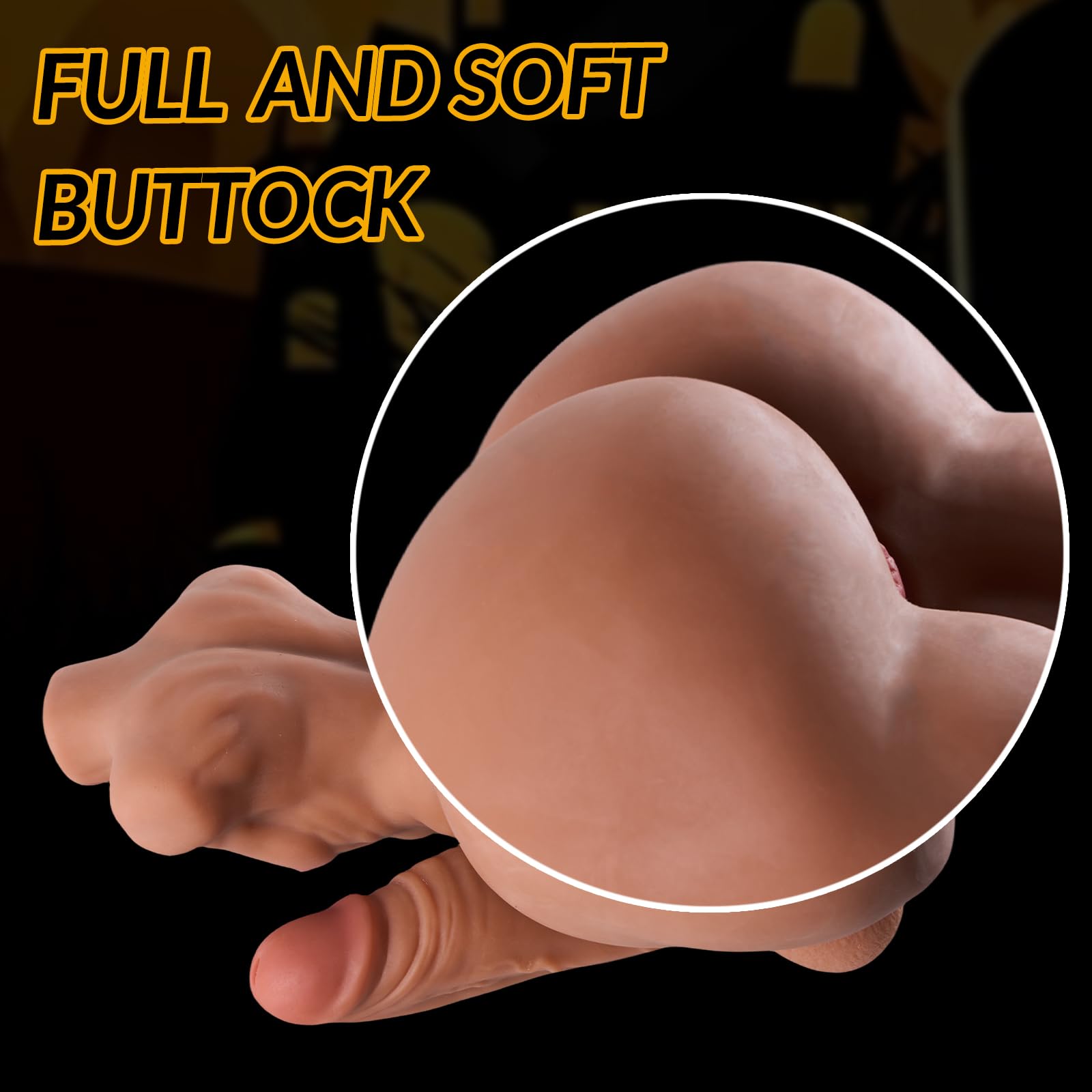 Realistic Male Sex Doll Torso with Insertable Dildo - 2 in 1 Muscular Adult Toy for Gay Pleasure