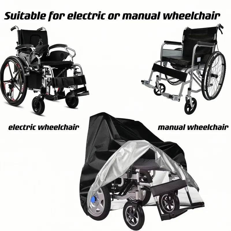 Premium Heavy Duty Waterproof Electric Wheelchair Cover - All-Weather Protection for Indoor & Outdoor Use - Ideal for Rain, Snow, and Daily Commuting