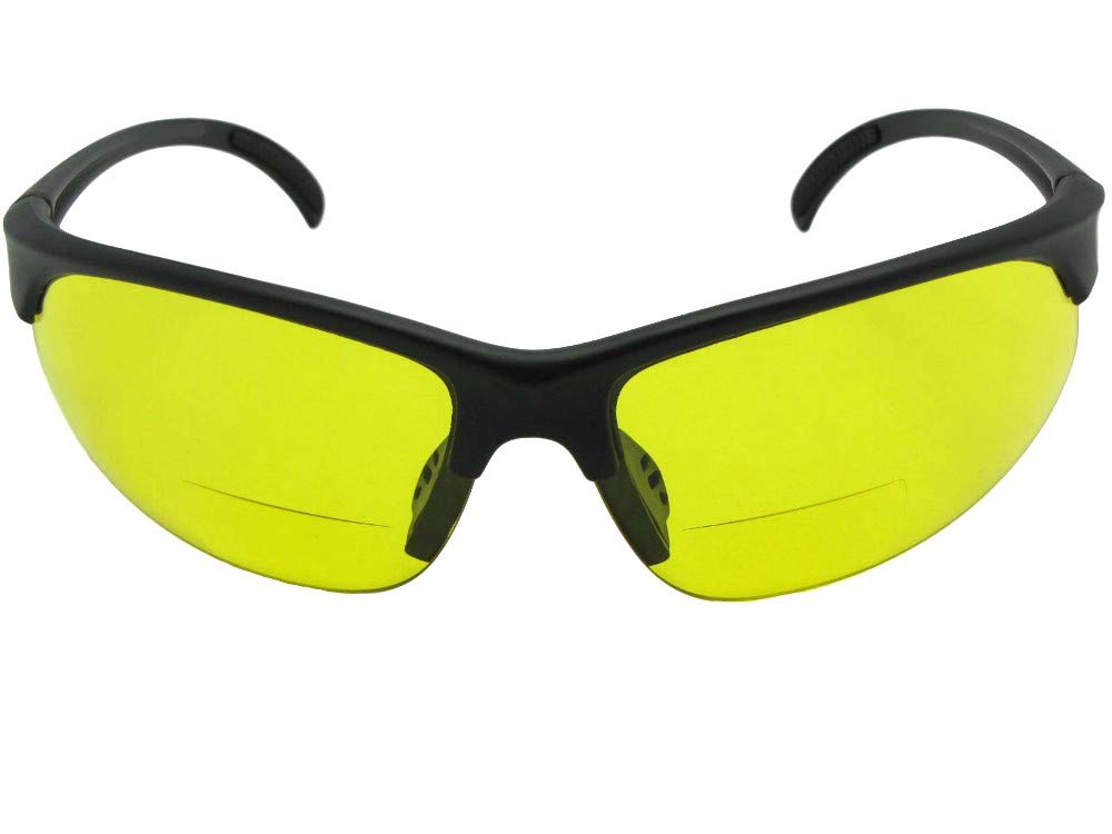 Semi Rimless Bifocal Sunglasses B33 - Stylish Reading & Distance Vision Eyewear for Outdoor Activities, Driving, and Fashion
