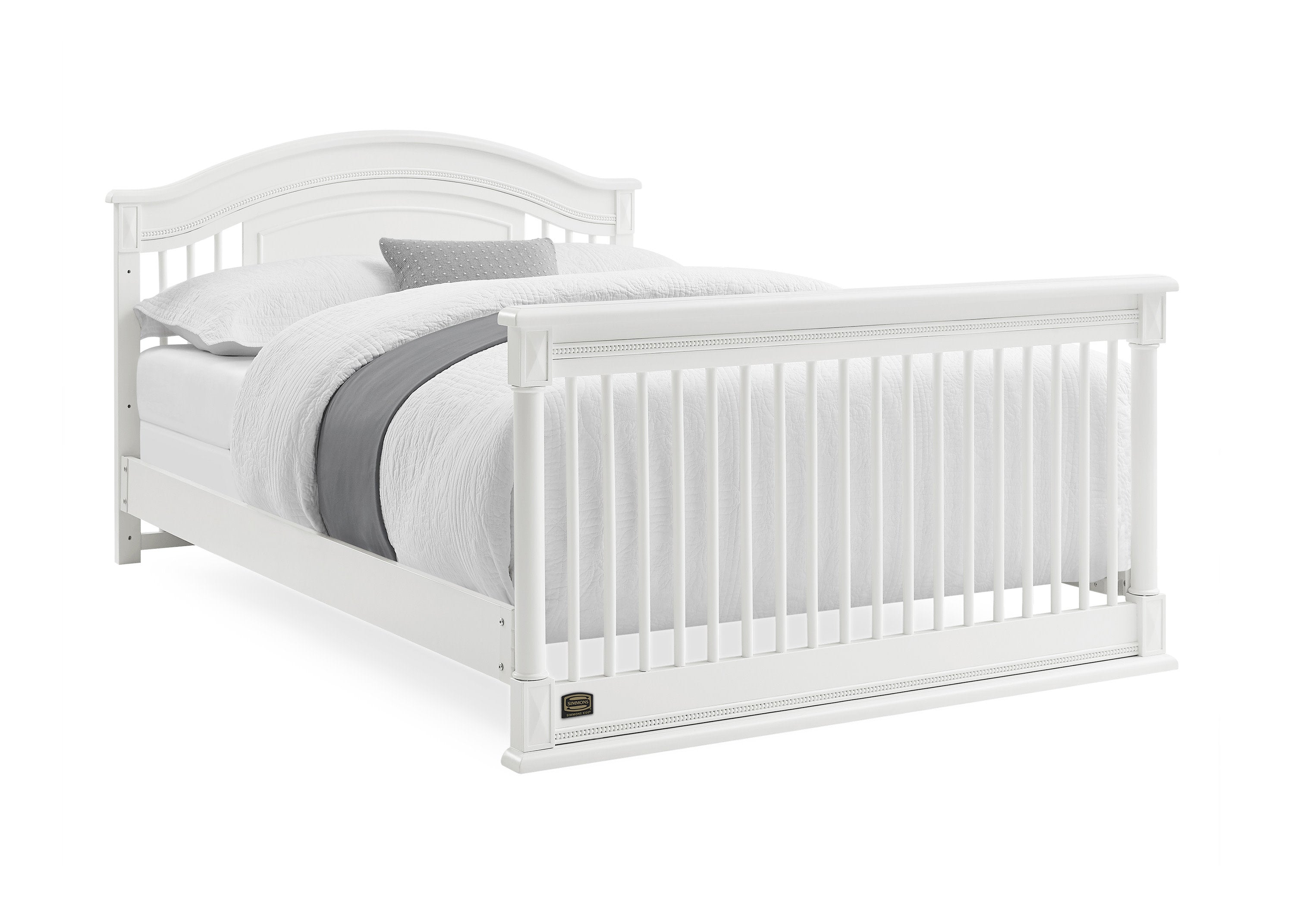 Juliette 6-in-1 Convertible Crib - Baby Crib to Toddler Bed, Daybed & Full Size Bed - Safe Nursery Furniture for Boys & Girls - Perfect for Newborns, Infants & Growing Kids
