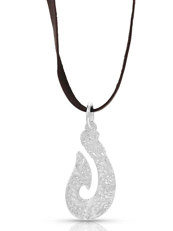 Montana Silversmiths NC4347 D Men's Antiqued Silver Necklace - Handcrafted Western Jewelry for Cowboy & Rodeo Style - Perfect for Gifts, Weddings & Special Occasions