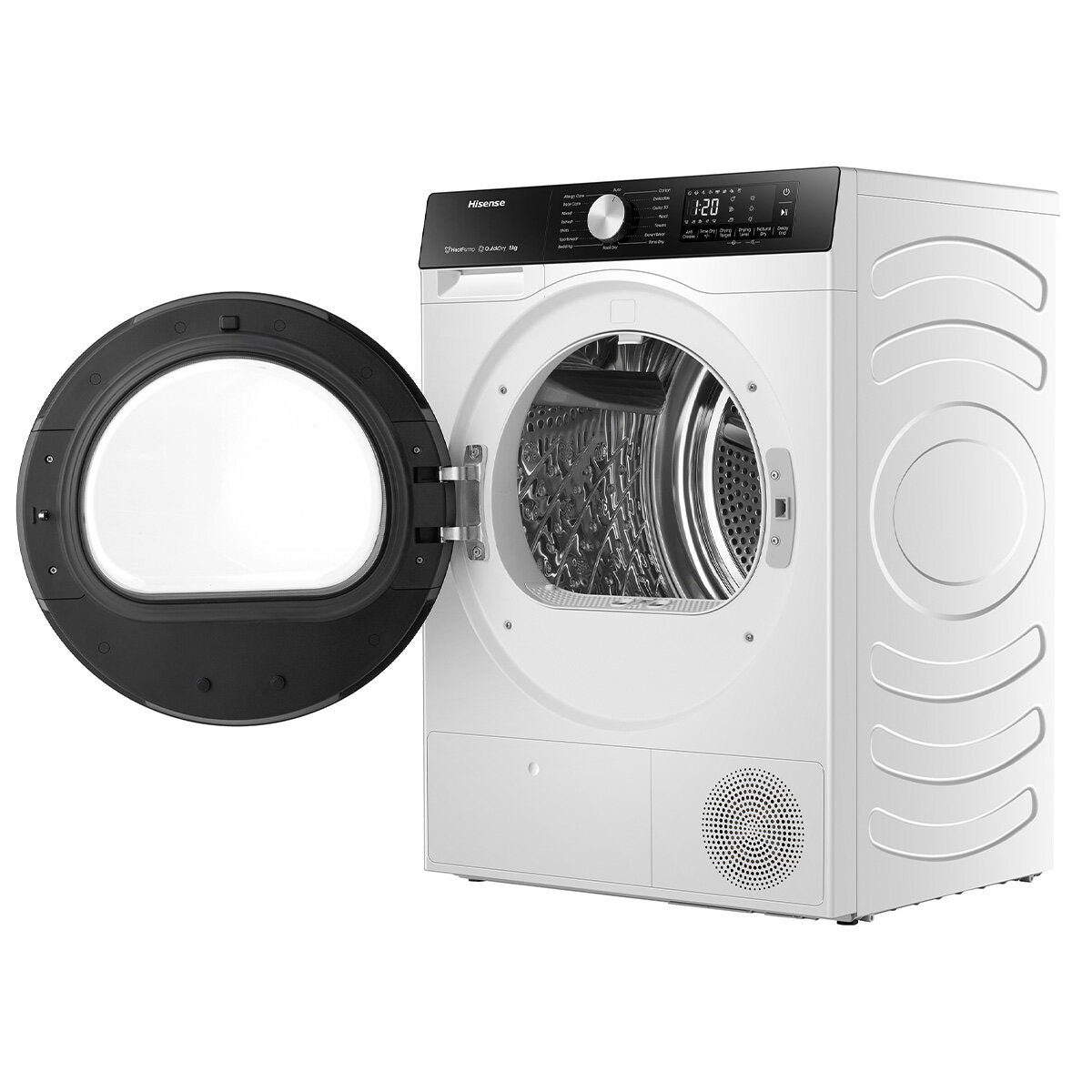Hisense 8kg Heat Pump Dryer HDFS80HS - Energy Efficient Laundry Solution for Small Spaces & Apartments