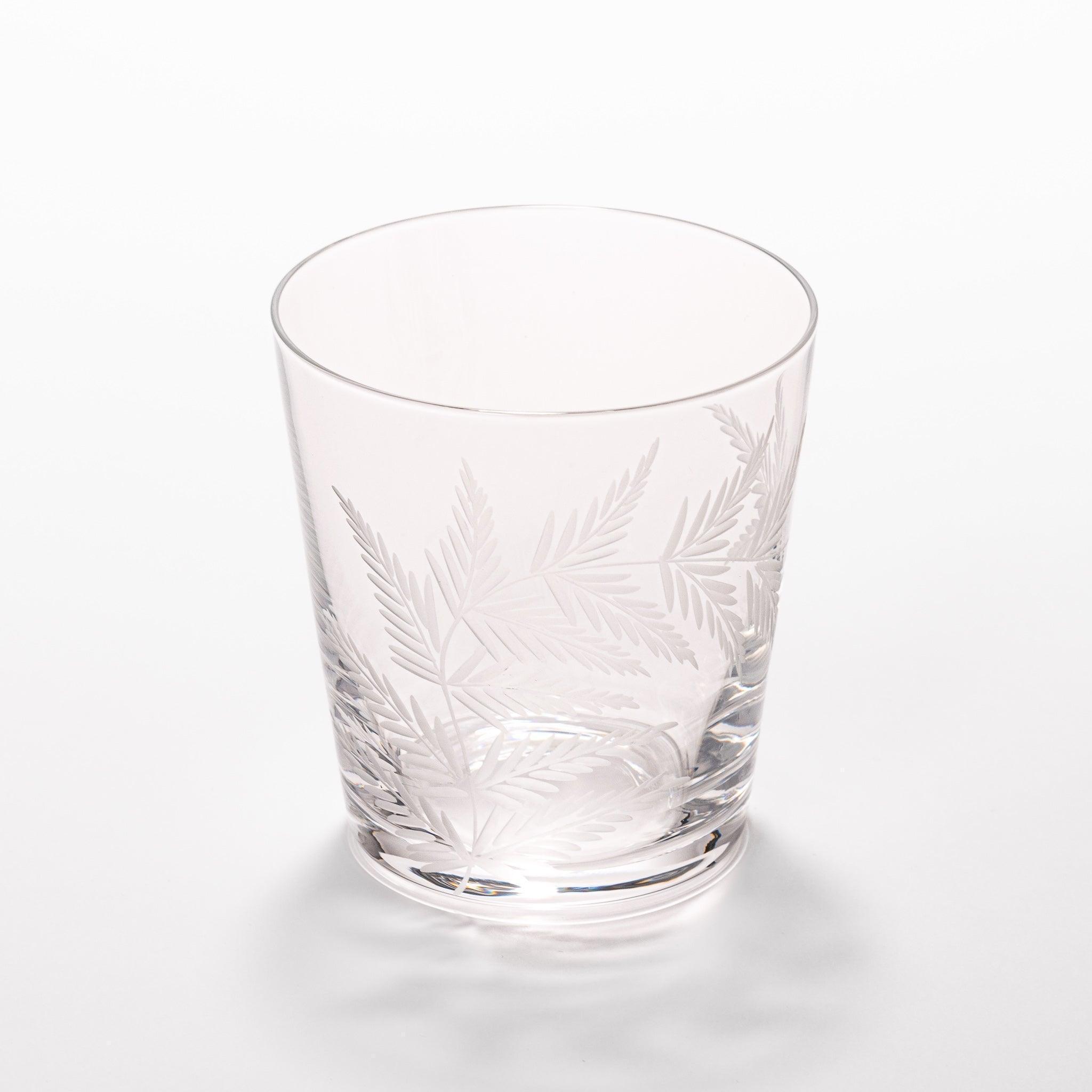 Premium Whispering Fern Rocks Glass Set - Elegant Whiskey Glasses for Bourbon, Scotch & Cocktails - Perfect for Home Bar, Gifts & Entertaining