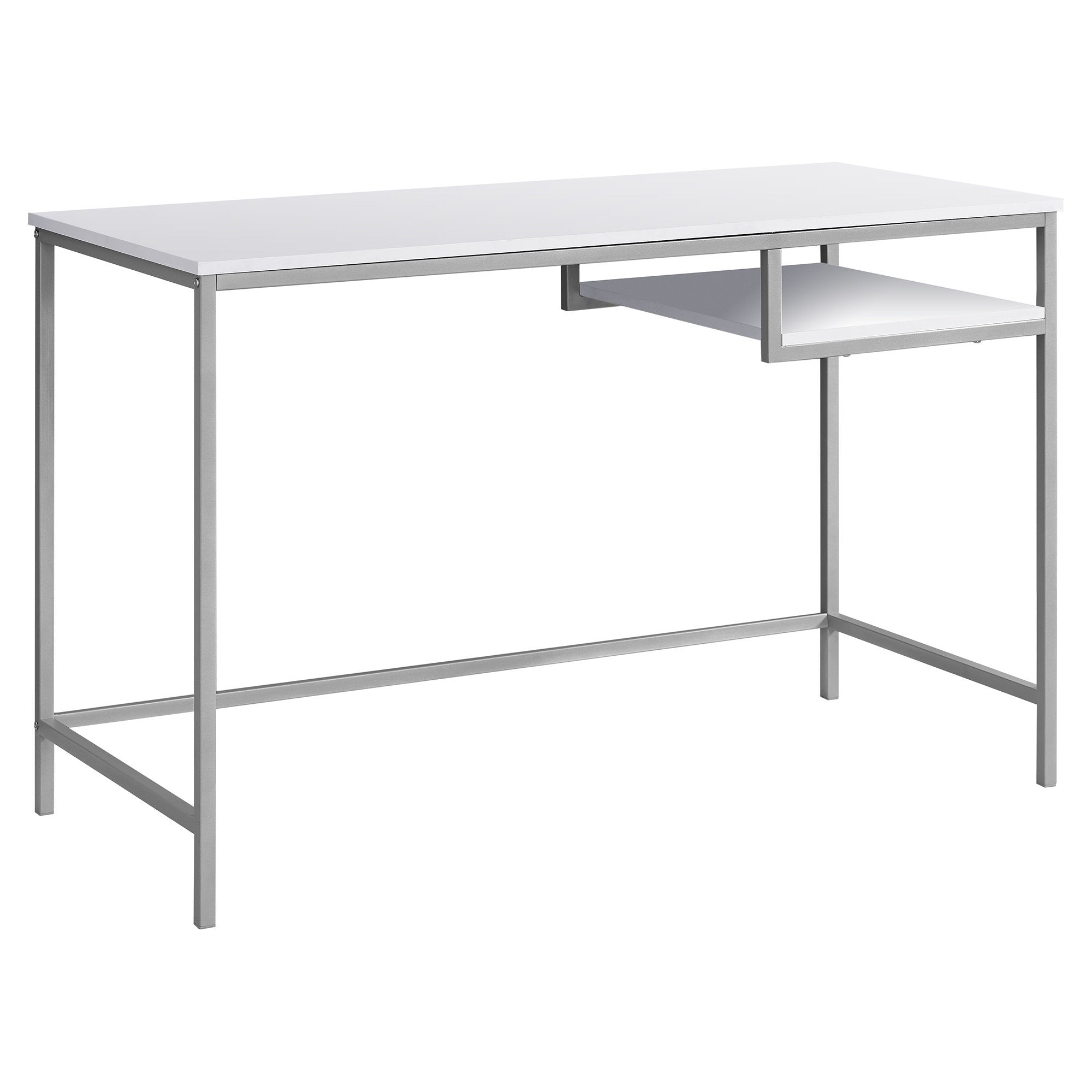 48L White & Silver Metal Office Storage Cabinet - Perfect for Organizing Files, Supplies & Documents in Home or Office Workspace