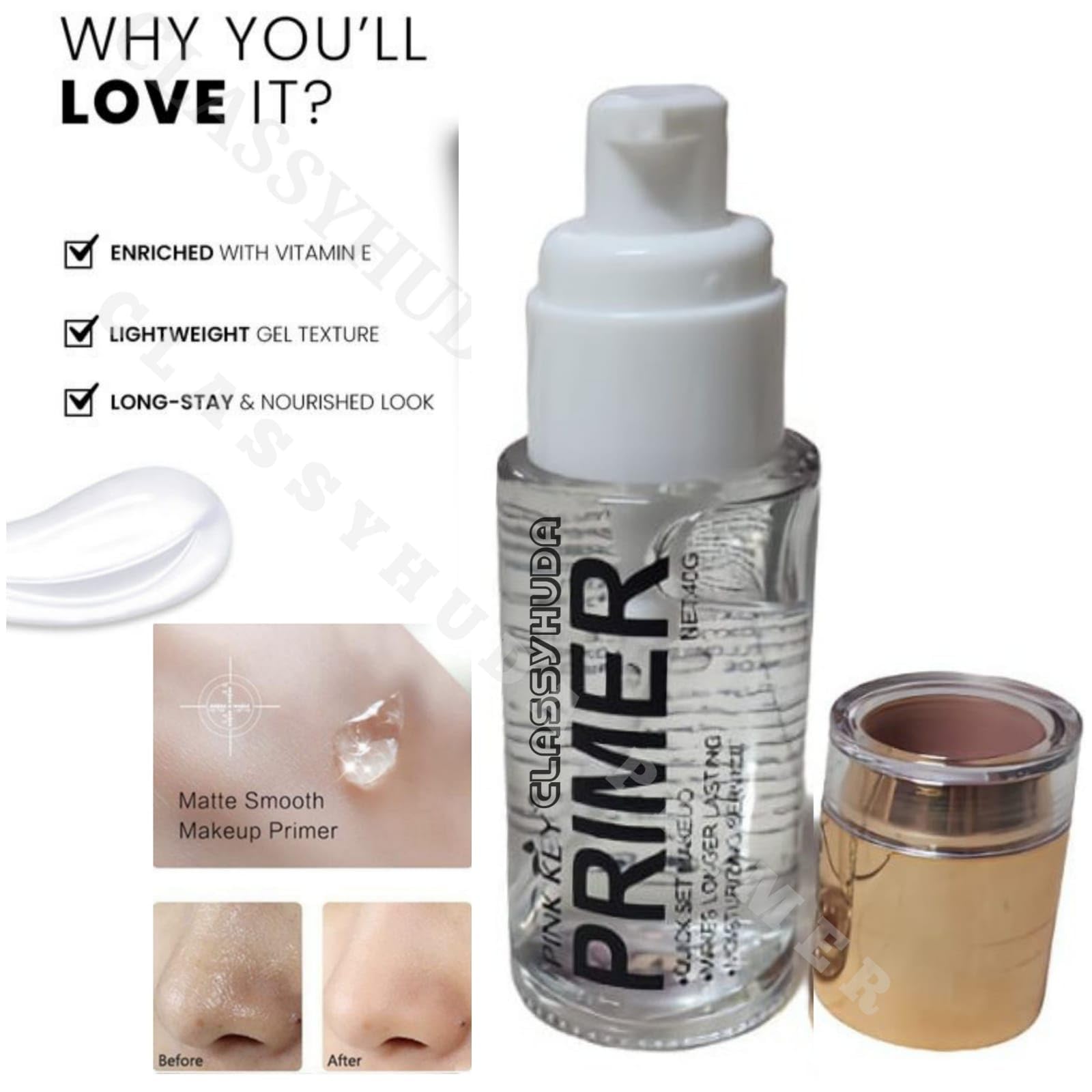 Huda Professional Foundation, Primer & Blender - Mini Makeup Kit for All Skin Tones | Flawless Full Coverage for Daily Wear & Special Occasions
