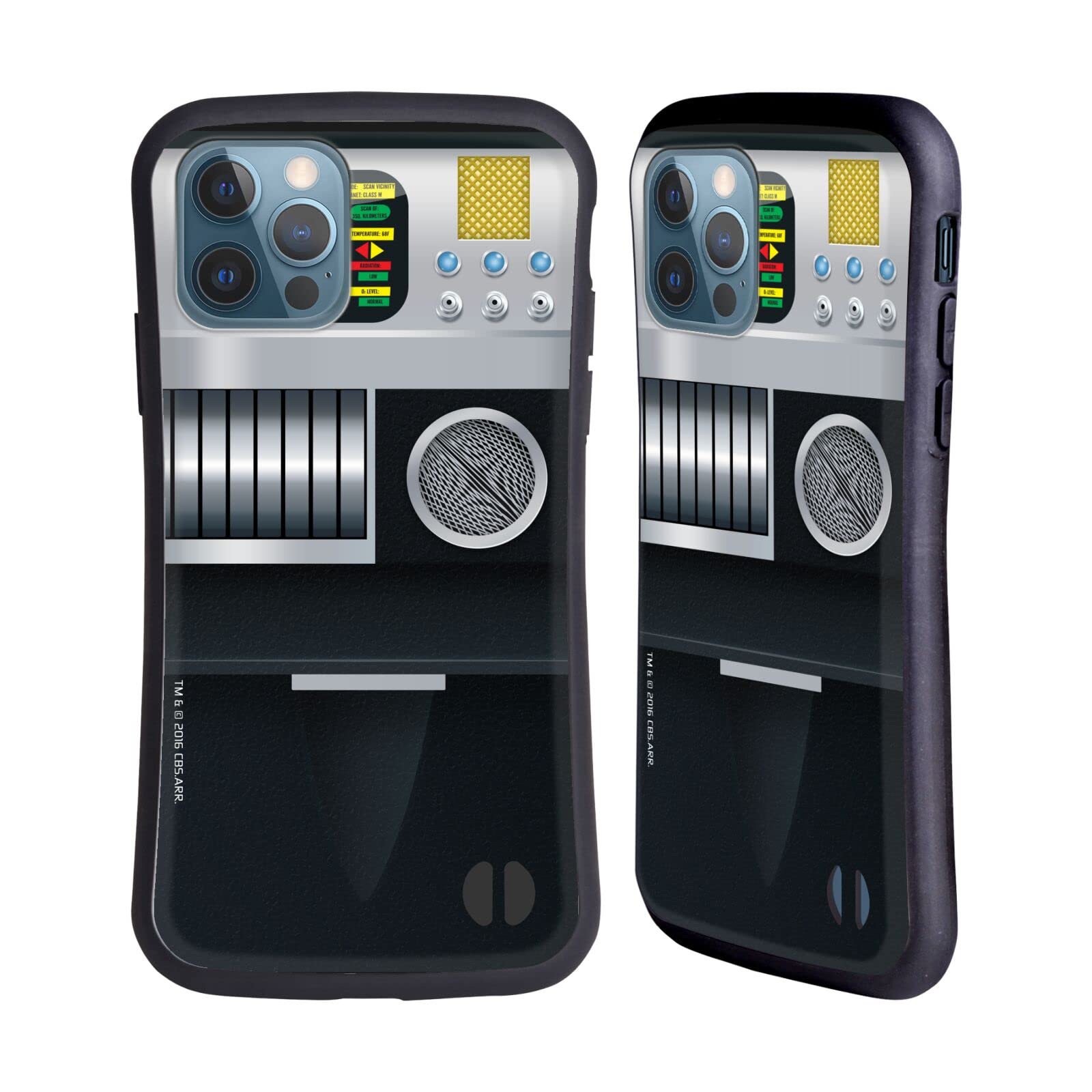 Officially Licensed Star Trek Tricorder Hybrid Case for Apple iPhone 12 & 12 Pro - Sci-Fi Phone Cover for Trekkies & Tech Fans - Perfect for Conventions, Cosplay & Everyday Use