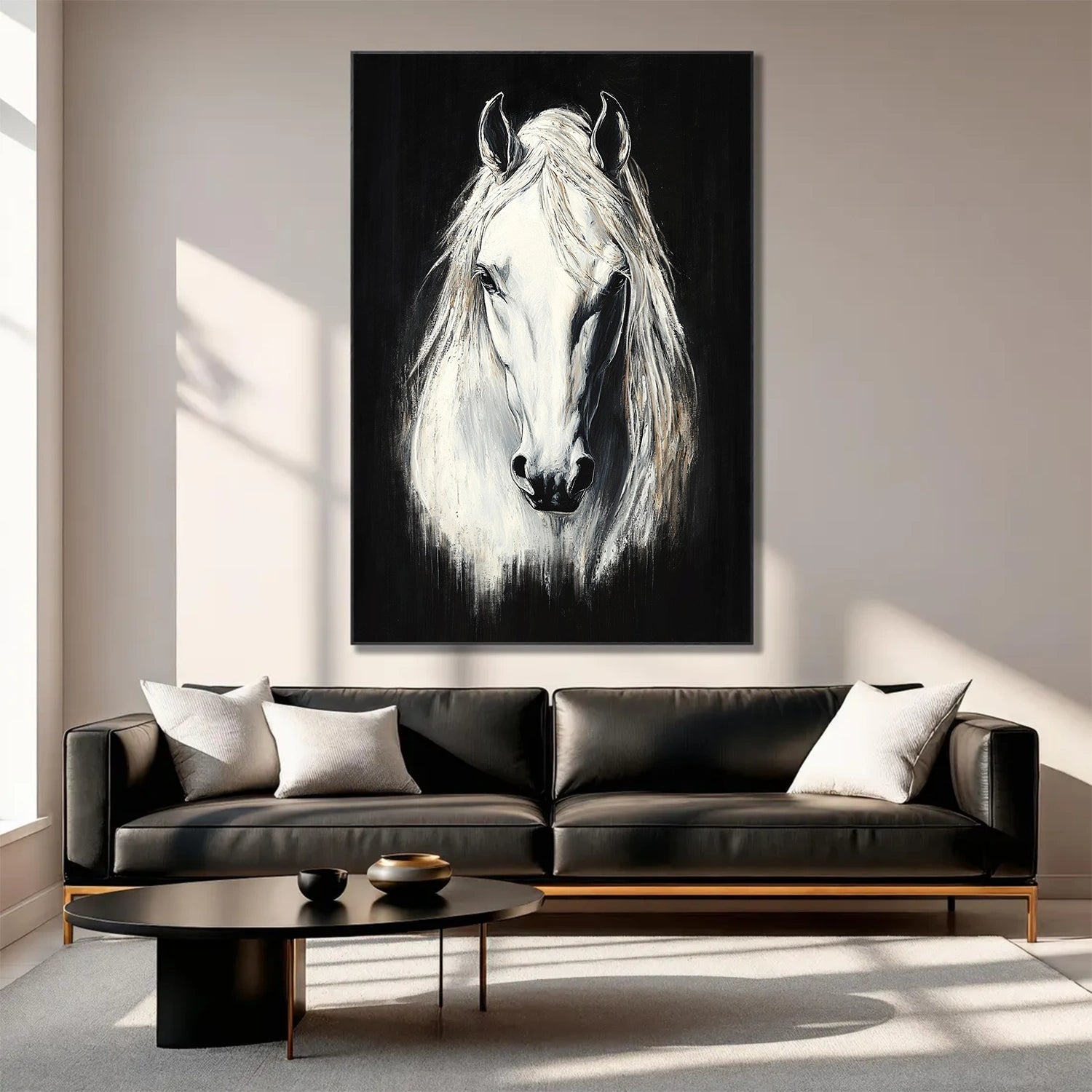 Animal Art Painting #AP102 - Handmade Canvas Wall Decor for Living Room, Bedroom & Office - Perfect Gift for Pet Lovers & Home Decor