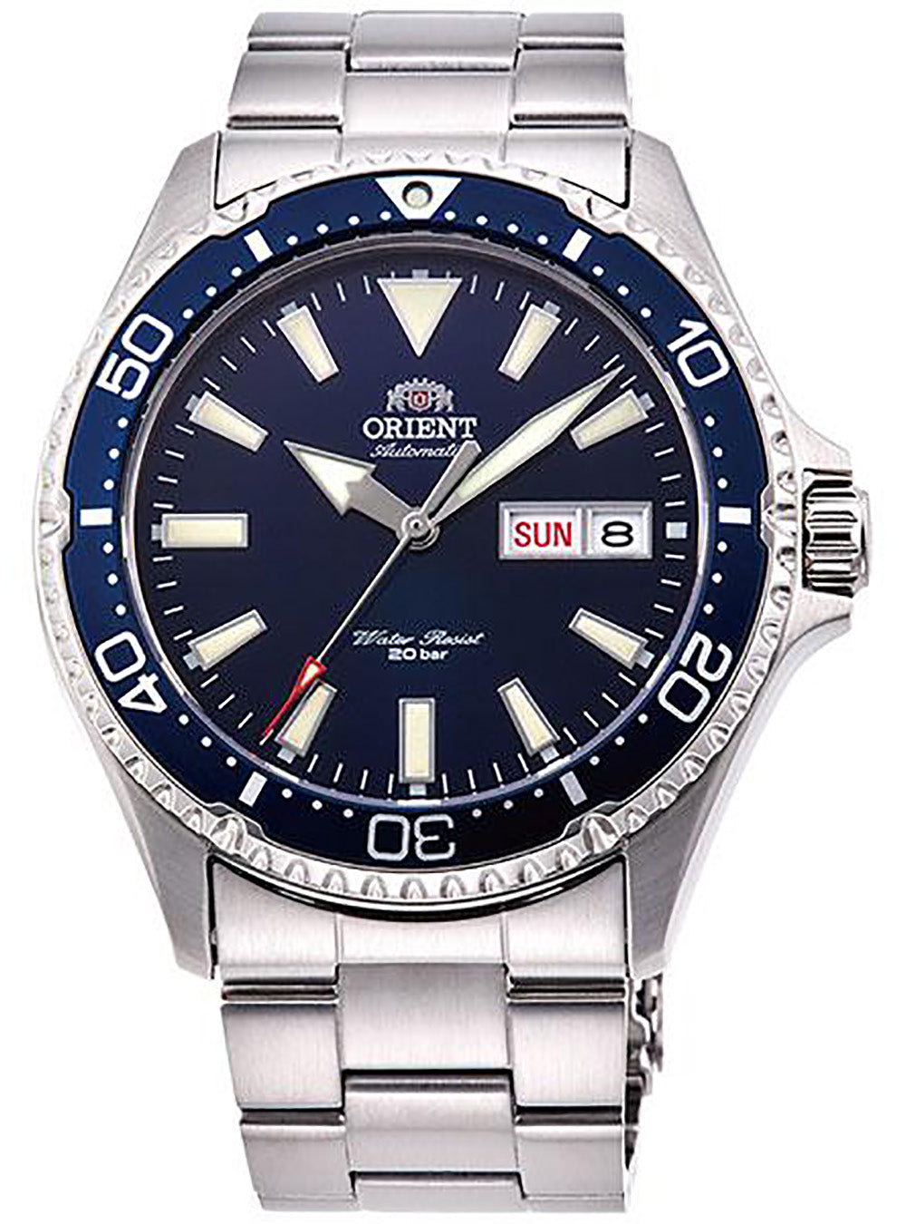 ORIENT SPORTS DIVER MAKO STYLE RN AA0002L JDM Automatic Diving Watch - Waterproof Professional Dive Watch for Men, Perfect for Scuba Diving, Swimming & Outdoor Adventures