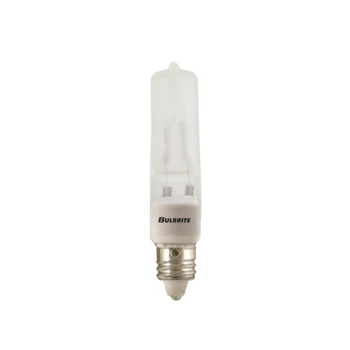 Single Ended Mini-Candelabra Frosted Halogen Light Bulbs - 10 Pack for Chandeliers, Wall Sconces & Decorative Lighting | Energy Efficient Warm White Glow