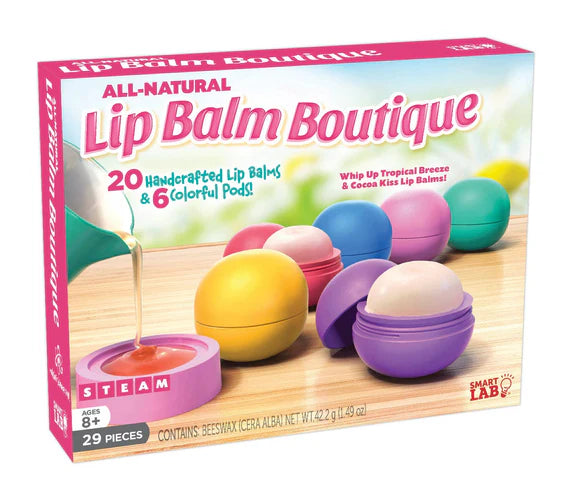 Organic All-Natural Lip Balm Set - Hydrating & Moisturizing for Dry, Chapped Lips - Perfect for Daily Use, Travel & Gifts
