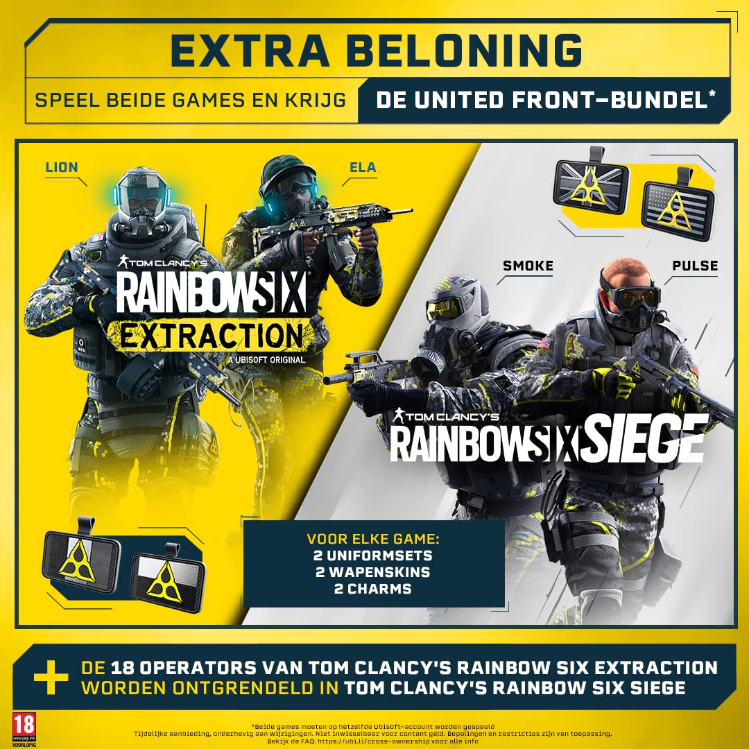 Rainbow Six Extraction Deluxe Edition PS5 Upgrade - Tactical Shooter Game for Team Play & Zombie Battles | Perfect for Online Multiplayer & Co-op Gaming Nights