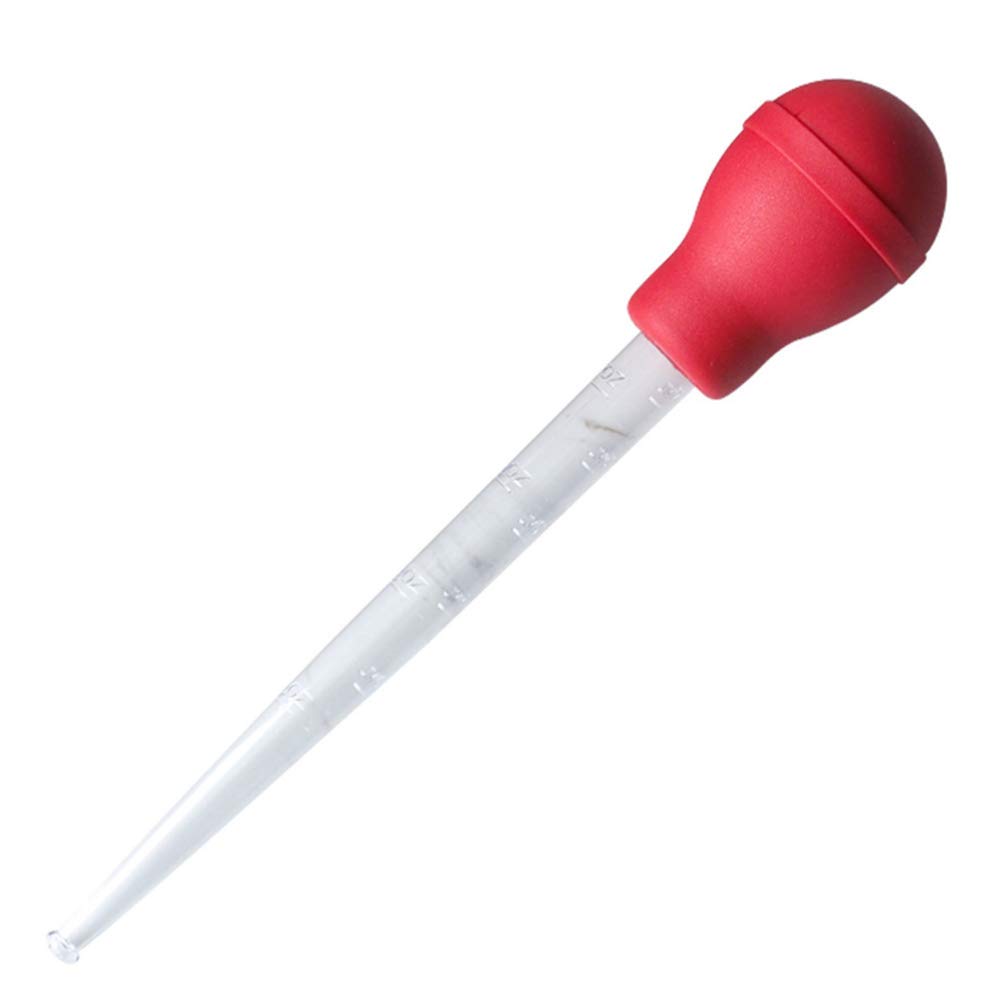 Hemoton 5-Piece Baster Set - Silicone Oil Dropper, Milk Cream Pump, Turkey Marinade Injector for Cooking, Baking & Grilling - Perfect for Chicken, Bread, Meat Seasoning & Liquid Infusion