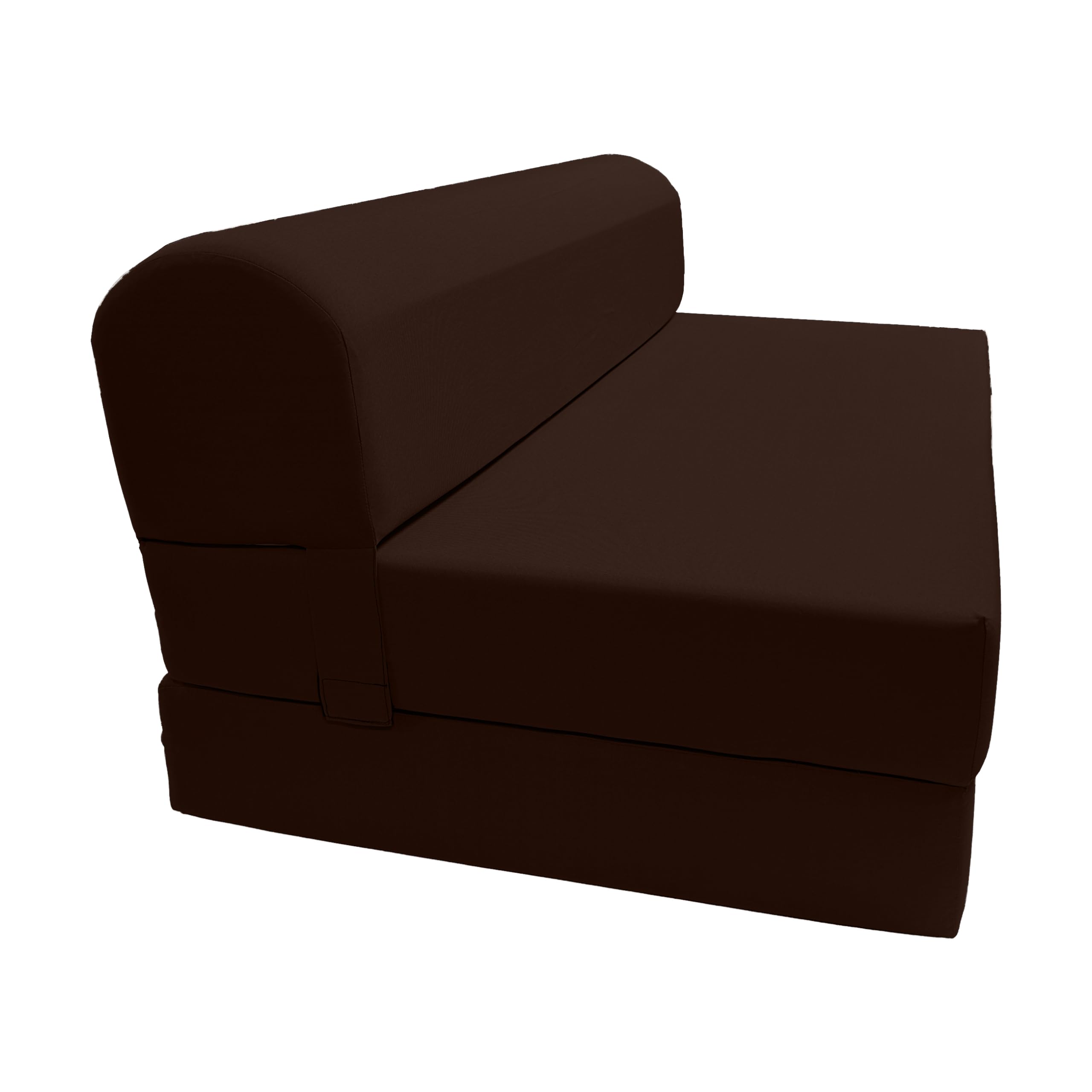 D&D Futon Sleeper Chair - Convertible Folding Bed Sofa with High Density Foam Mattress (72