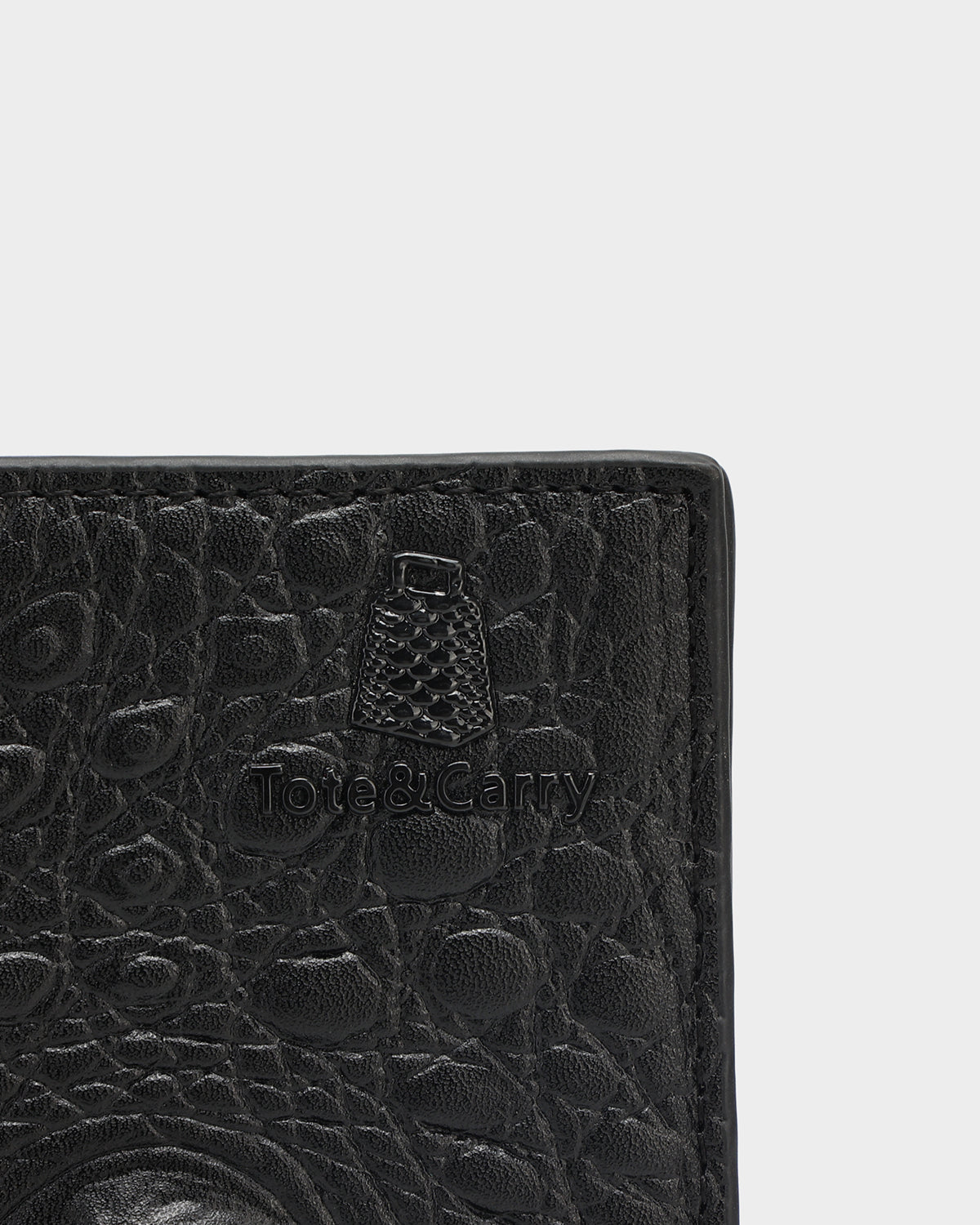 Apollo 2 Chain Black Leather Wallet for Men - Stylish Bifold RFID Blocking Wallet for Everyday Use & Travel