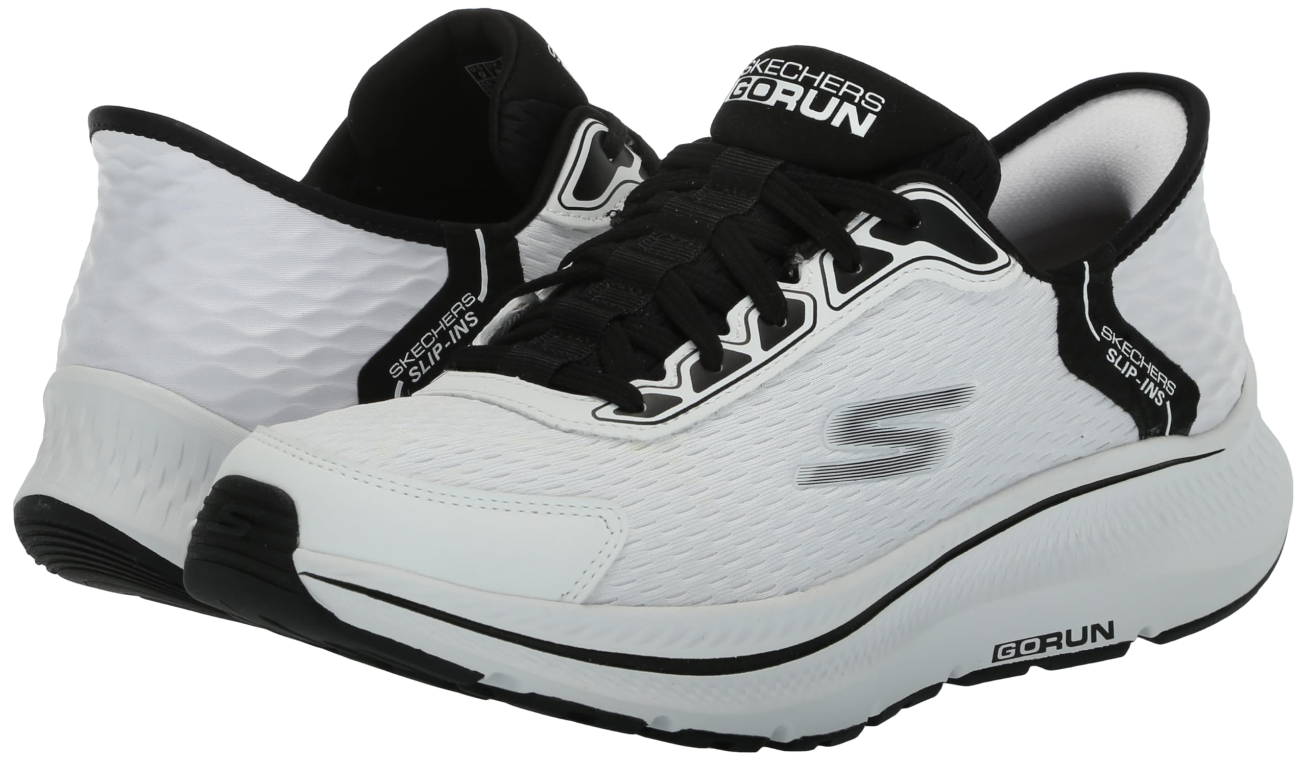 Skechers Men's Hands Free Slip-ins Go Run Consistent 2.0 Empowered Sneaker - Lightweight Running Shoes for Men with Slip-On Design - Perfect for Jogging, Gym Workouts & Everyday Comfort
