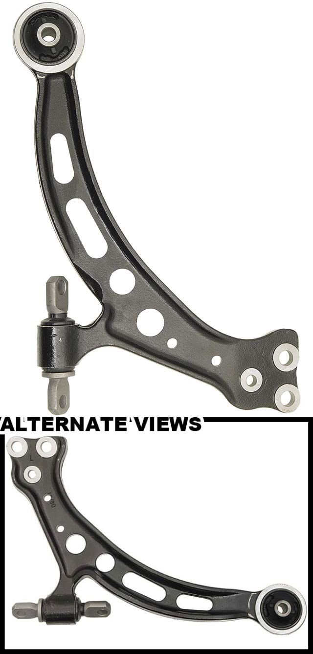 APDTY 631514 Front Lower Left Control Arm with Bushings - Replacement Suspension Part for Smooth Ride & Vehicle Stability - Perfect for Off-Roading, Daily Commuting & Rough Terrain Driving