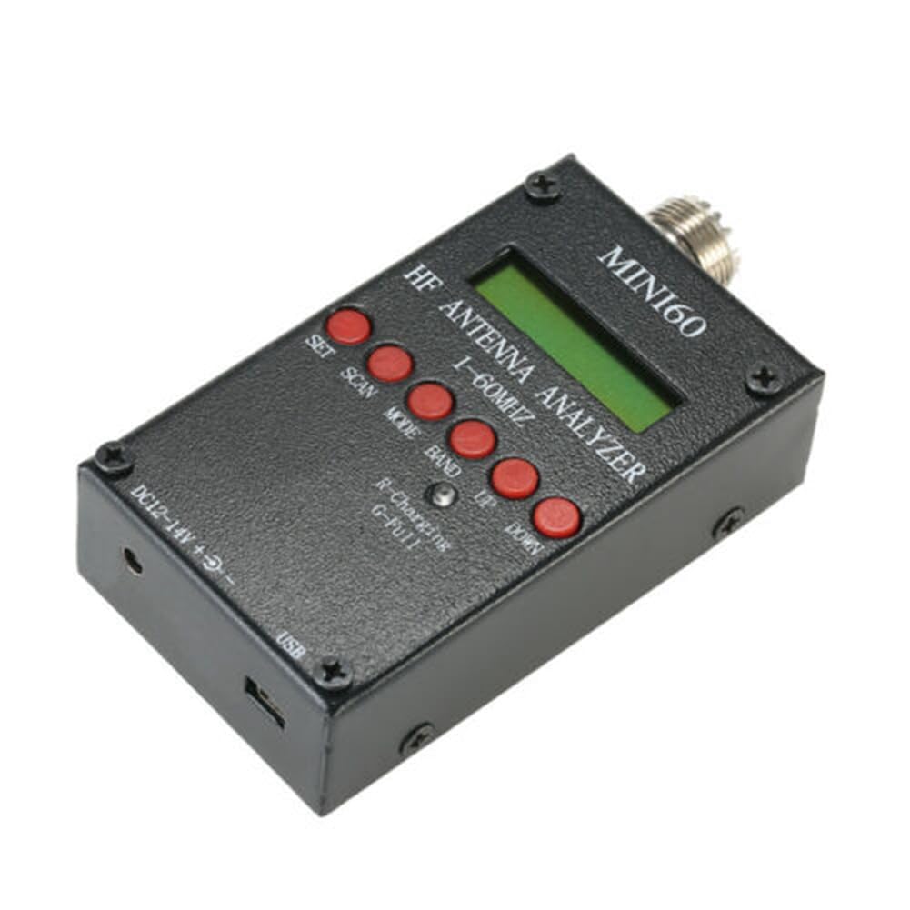 Mini60 Sark100 Antenna Analyzer 1-60MHz HF SWR with BT for Ham Radio Hobbyists