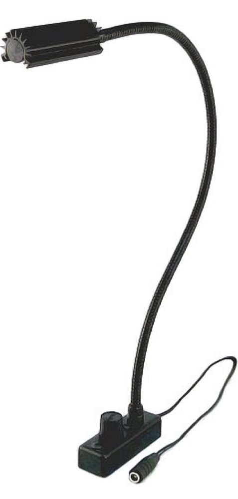18 Inch High Output Gooseneck Lamp with Plug-in Transformer - Perfect for Desk, Crafting, and Detailed Work Lighting