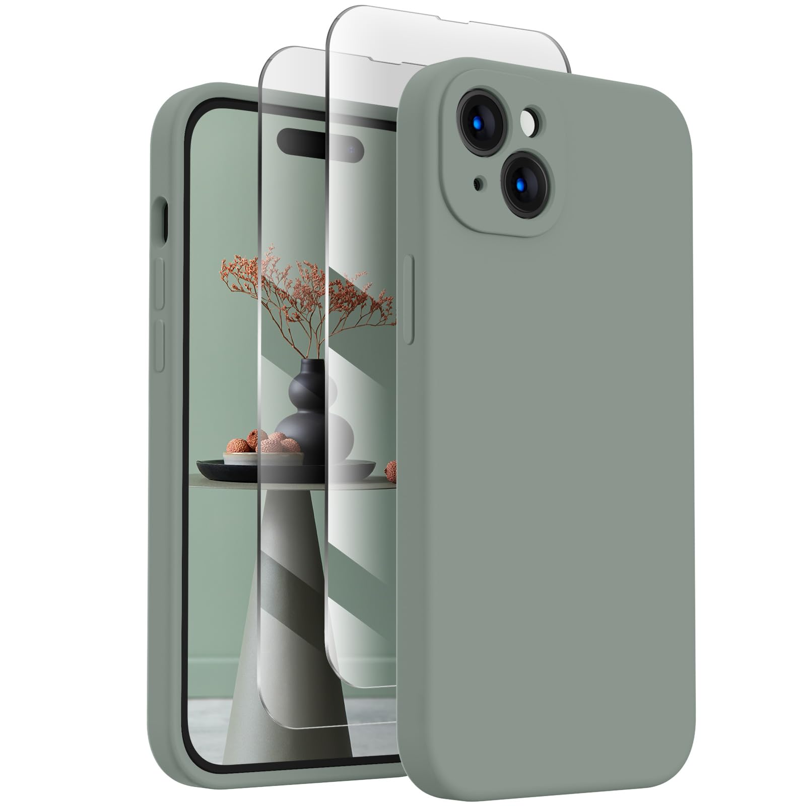 FireNova Premium Silicone iPhone 15 Case (6.1