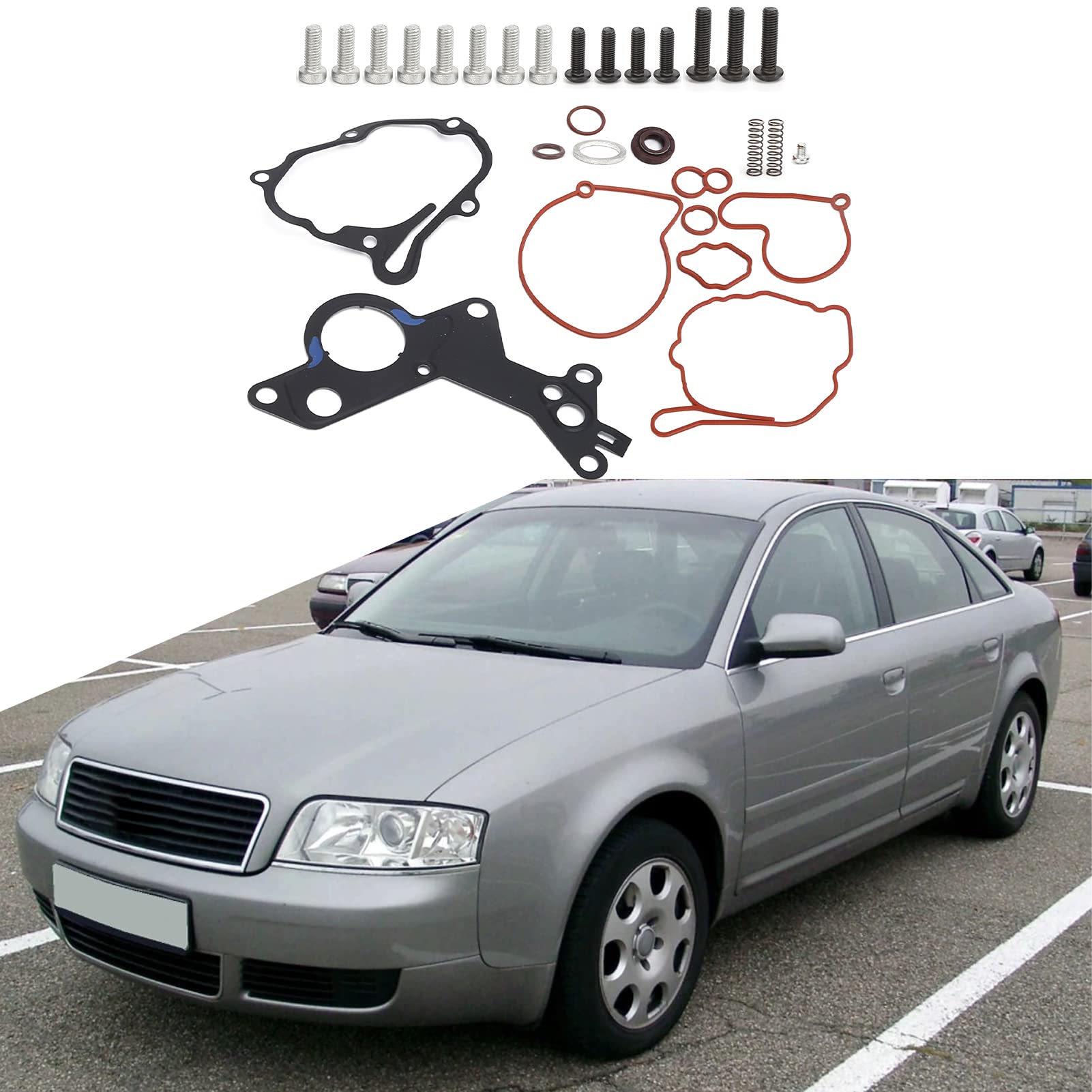 038145209 Tandem Fuel Vacuum Pump Repair Kit - Replacement for VW 1.2TDI 1.4TDI 1.9TDI 2.0TDI 2.0SDI Engines - High Quality Tandem Pump Repair Set with Durable Joint - Perfect for Diesel Engine Maintenance & Performance Restoration