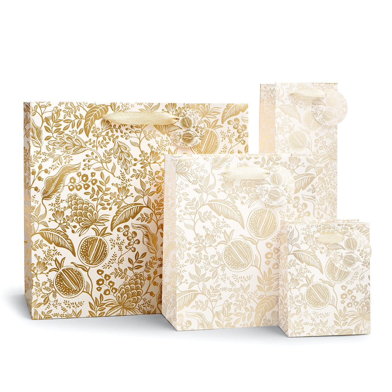 Premium Large Pomegranate Gift Bag - Elegant Reusable Tote for Holidays, Parties & Special Occasions