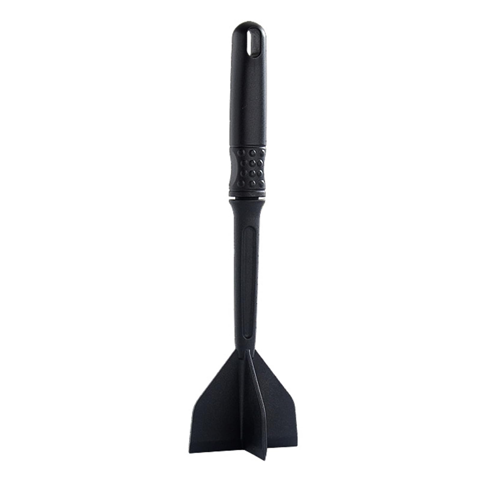 4-Blade Manual Hamburger Meat Chopper with Long Handle - Heavy Duty Ground Beef Mixer for Patties, Egg Salad & Mashed Potatoes - Perfect for Kitchen, BBQ & Food Prep