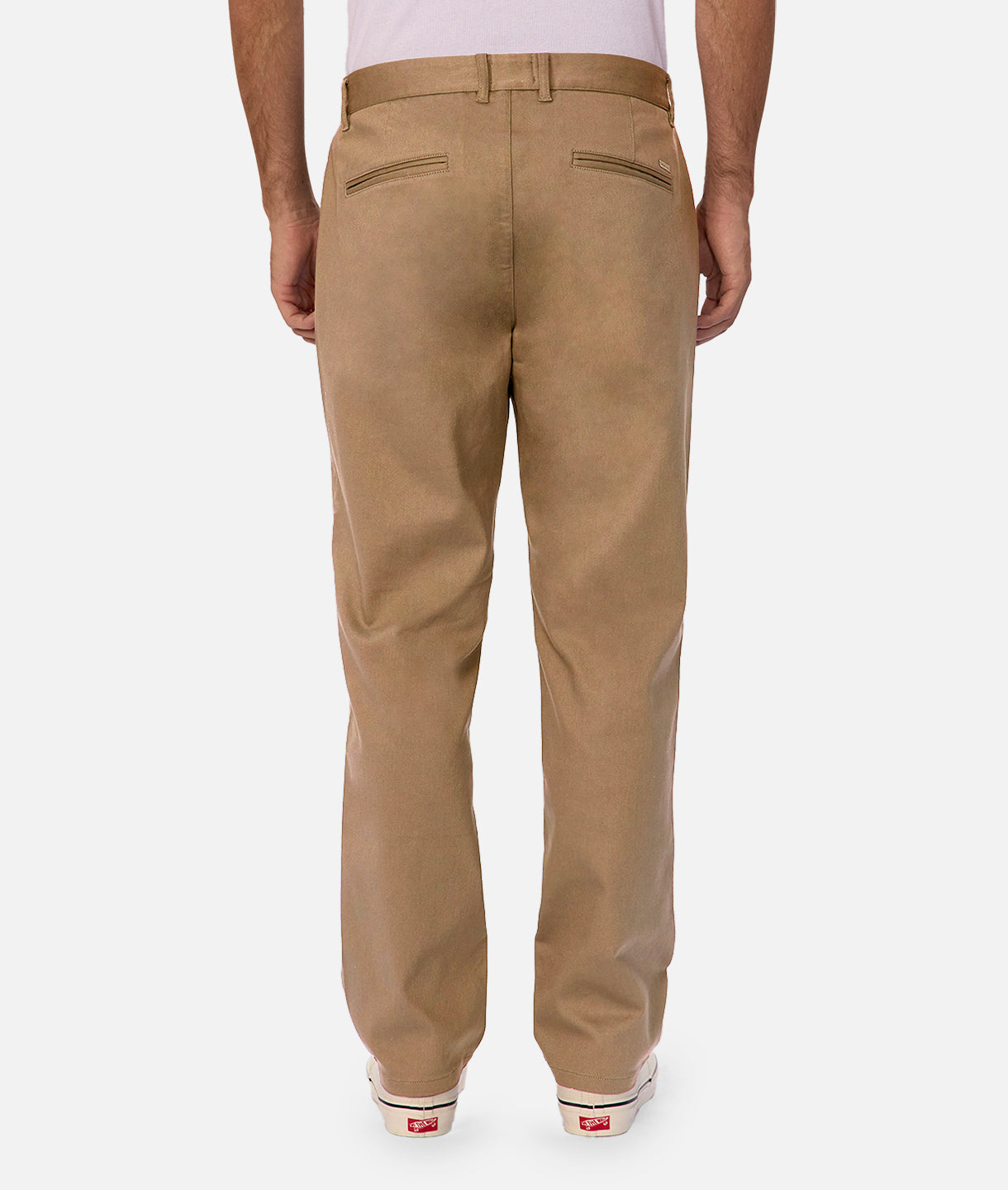 Men's Comfort Fit Cuba Chino Pants in Beige - Classic Casual Trousers for Work, Travel & Everyday Wear
