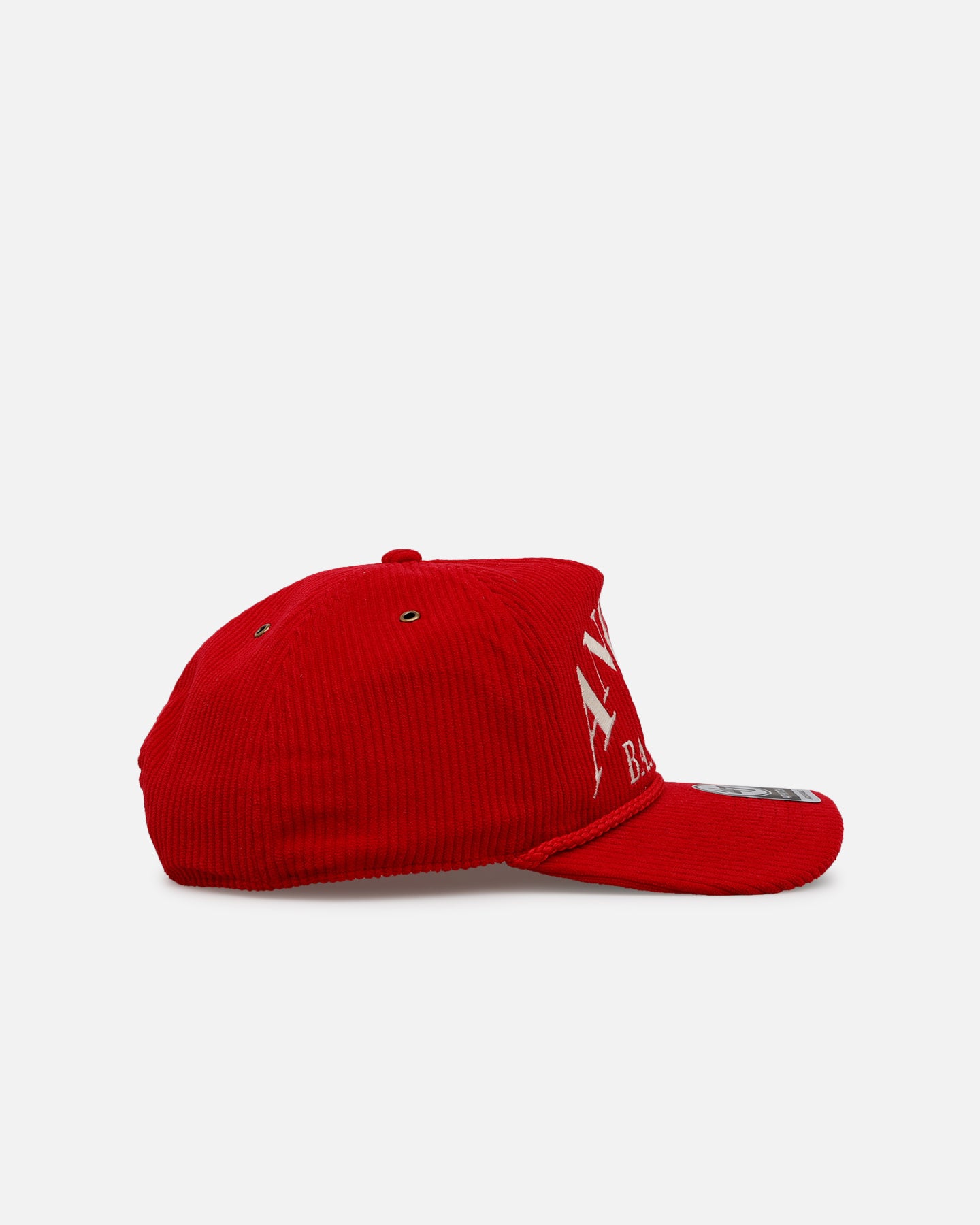 47 Brand Los Angeles Angels 'Pitchout' 47 Hitch Corduroy Snapback Hat - Red Baseball Cap for Men & Women, Perfect for Sports Games, Casual Wear & Fan Collections