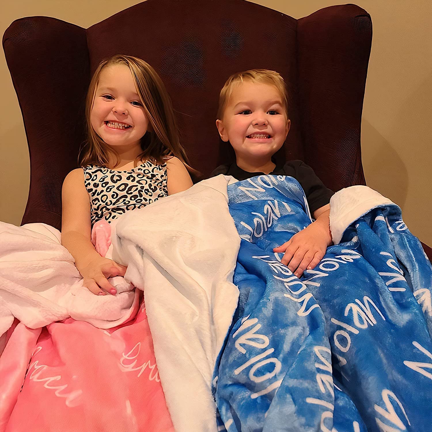 Personalized Baby Blankets for Boys & Girls - Custom Name Blanket for Newborn Nursery, Christening & Baptism Gifts | Perfect for Baby Showers, Room Decor & Keepsake Memories