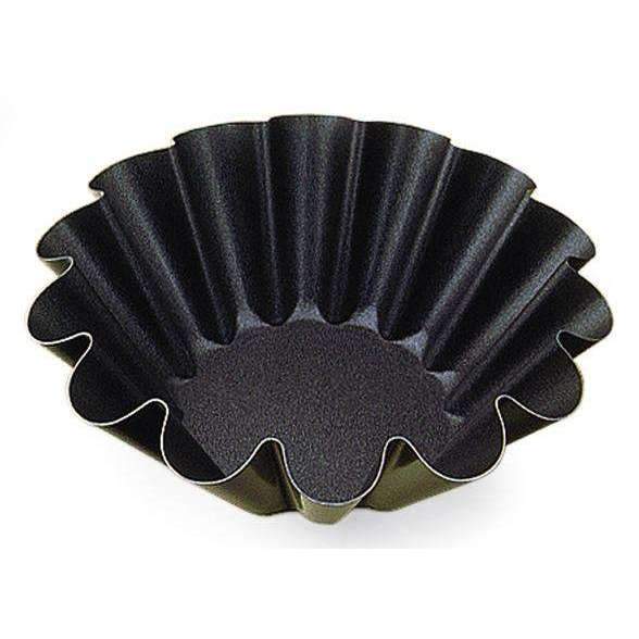 Non-Stick Brioche Moulds with 14 Ribs - Perfect for Baking French Brioche Bread, Cakes & Pastries at Home