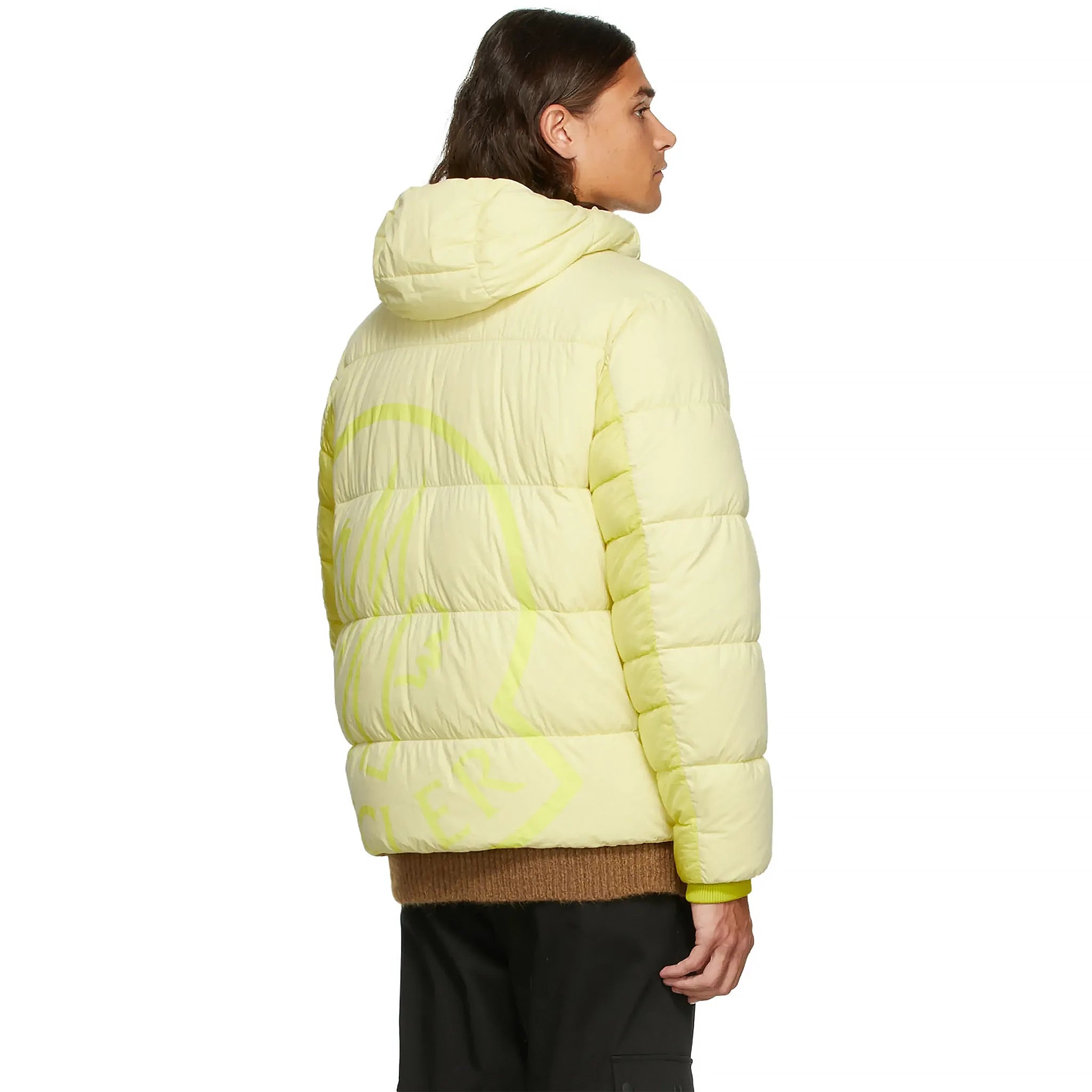 Moncler Paviot Padded Yellow Jacket - Lightweight Winter Coat for Women, Waterproof Windbreaker with Hood | Perfect for Skiing, Snowboarding & Outdoor Adventures