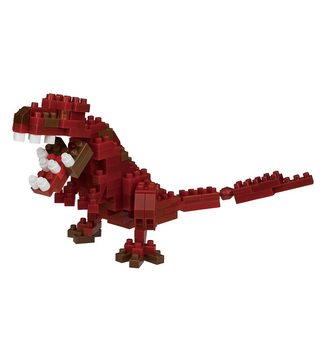 Nanoblock NBC 320 Tyrannosaurus Rex Dinosaur Building Blocks Set - STEM Educational Toy for Kids & Adults, Perfect for Home Decor, Office Display & Dinosaur Lovers Collection
