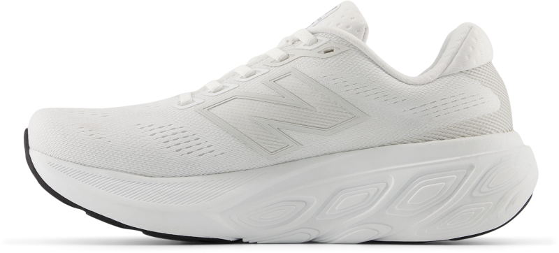 Women's Fresh Foam X 880v15 Running Shoes - White with Sea Salt & Black - Lightweight Cushioned Sneakers for Women, Perfect for Jogging, Gym Workouts & Daily Wear