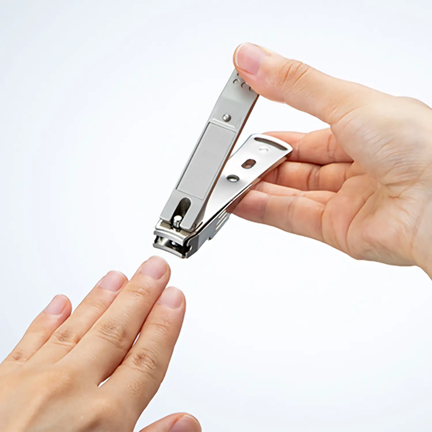 Premium Stainless Steel Wide Nail Clippers with Catcher - Green Bell Takuminowaza Professional Grooming Tool for Men & Women - Perfect for Home, Travel, and Salon Use