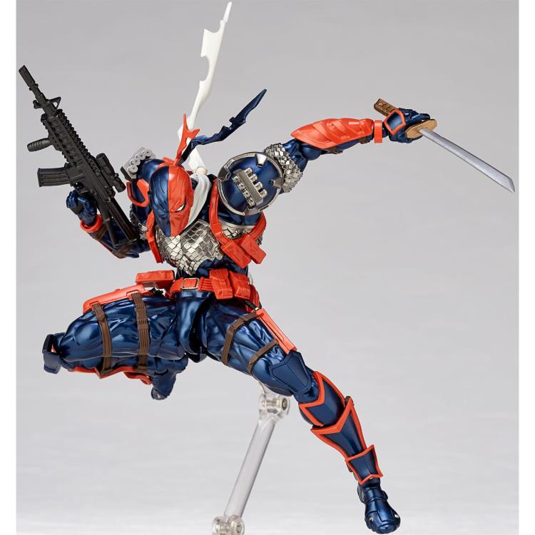Amazing Yamaguchi Revoltech No. 011 Deathstroke Action Figure - Premium Collectible for DC Comics Fans & Display Showcase