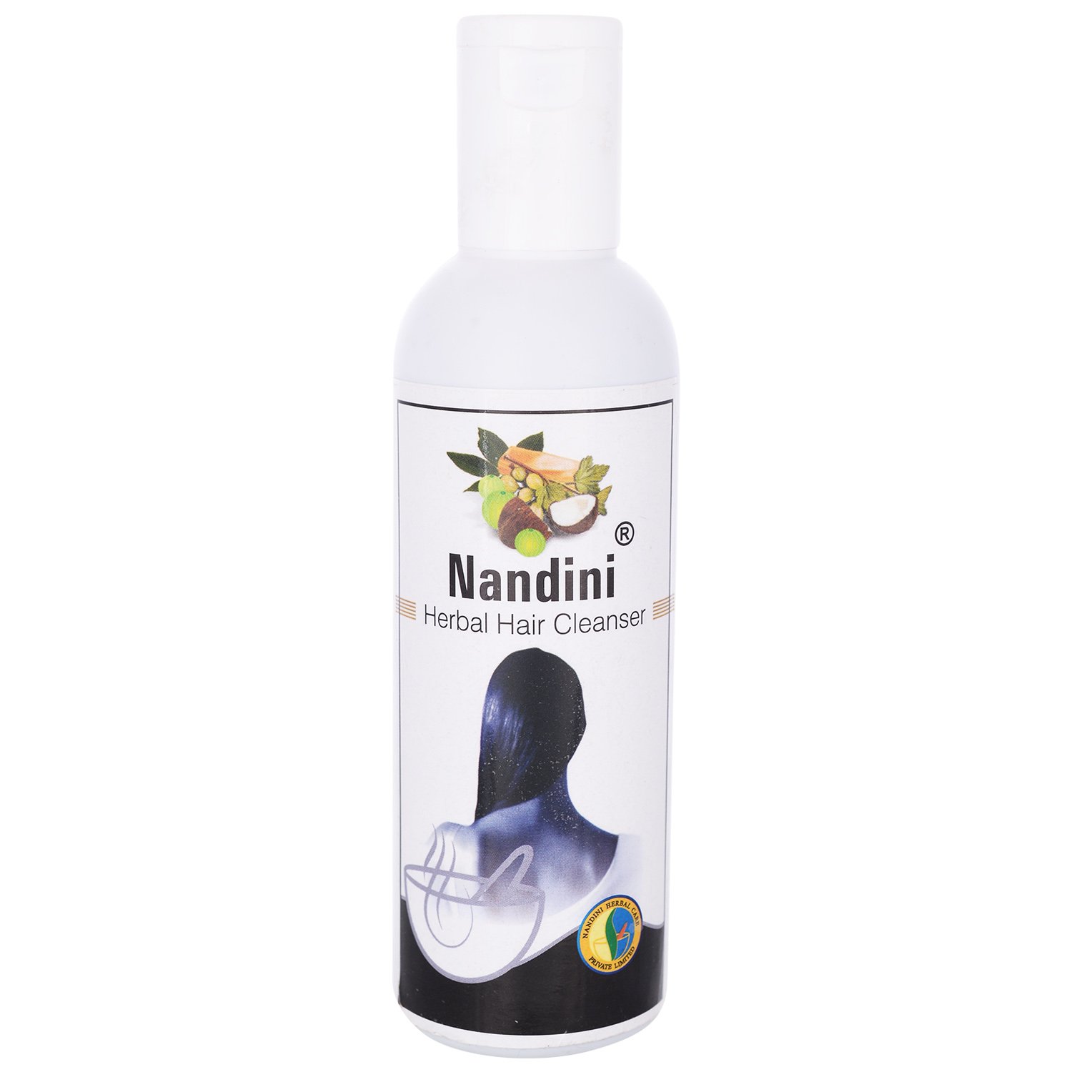 Nandini Herbal Hair Cleanser - 200ml | Natural & Organic Shampoo for Healthy Hair Growth | Perfect for Dry, Damaged & Frizzy Hair Care at Home
