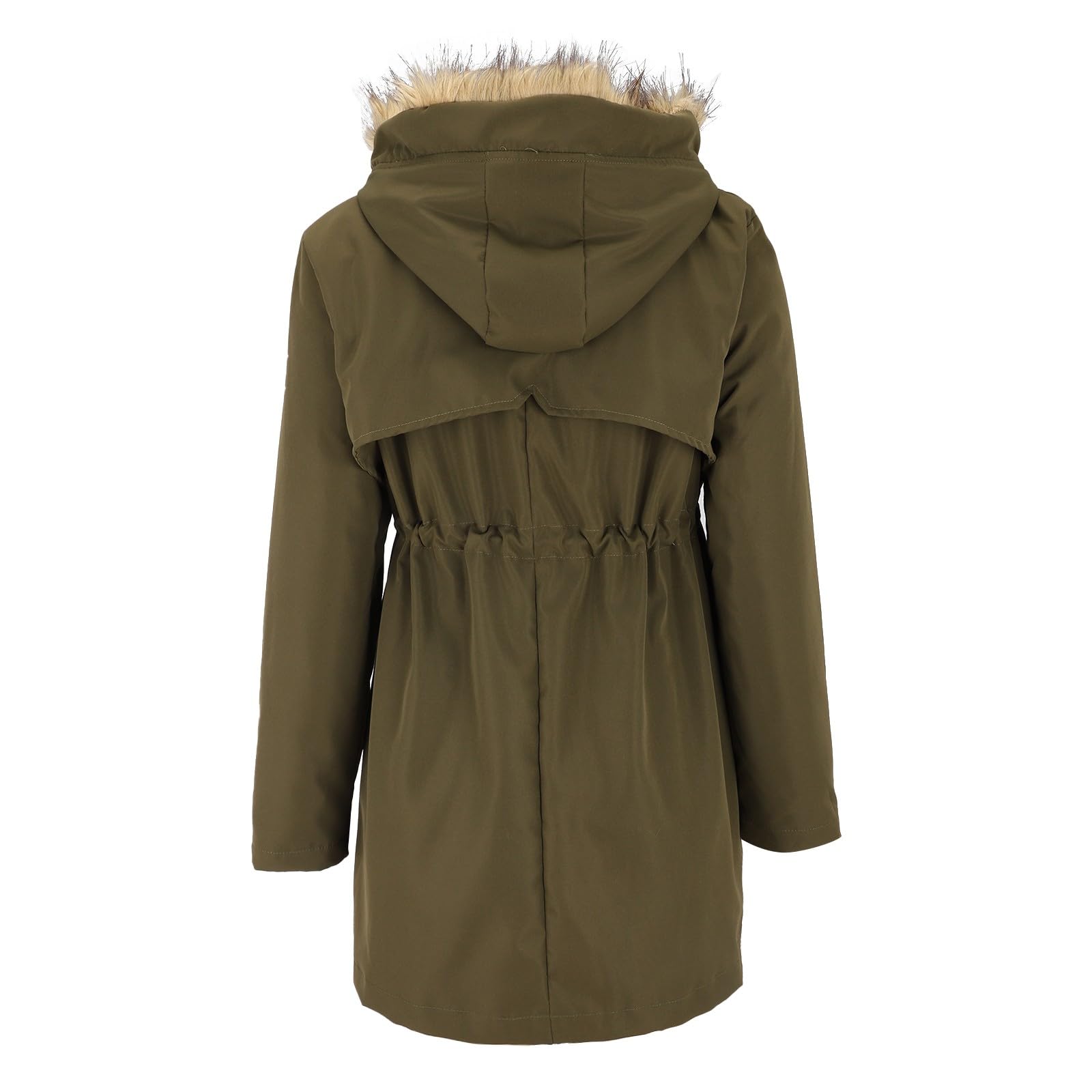Women's 3-in-1 Thickened Fleece Lined Maternity Winter Coat with Hood - Warm Pregnancy Jacket for Cold Weather | Perfect for Outdoor Activities & Daily Commute