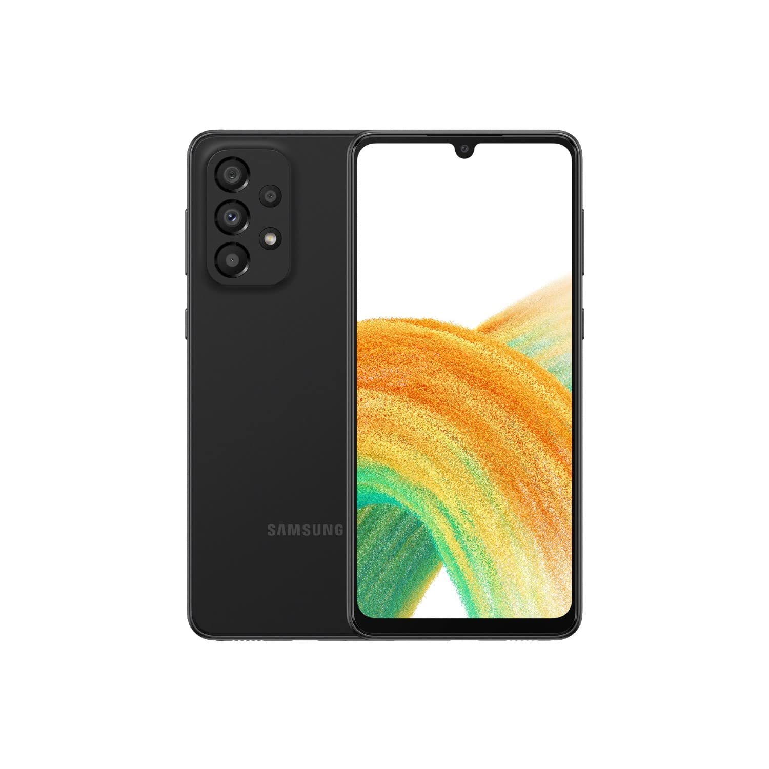 Samsung Galaxy A33 5G Smartphone - 128GB Storage, Black Color (Previous Model) - Perfect for Streaming, Gaming & Everyday Use