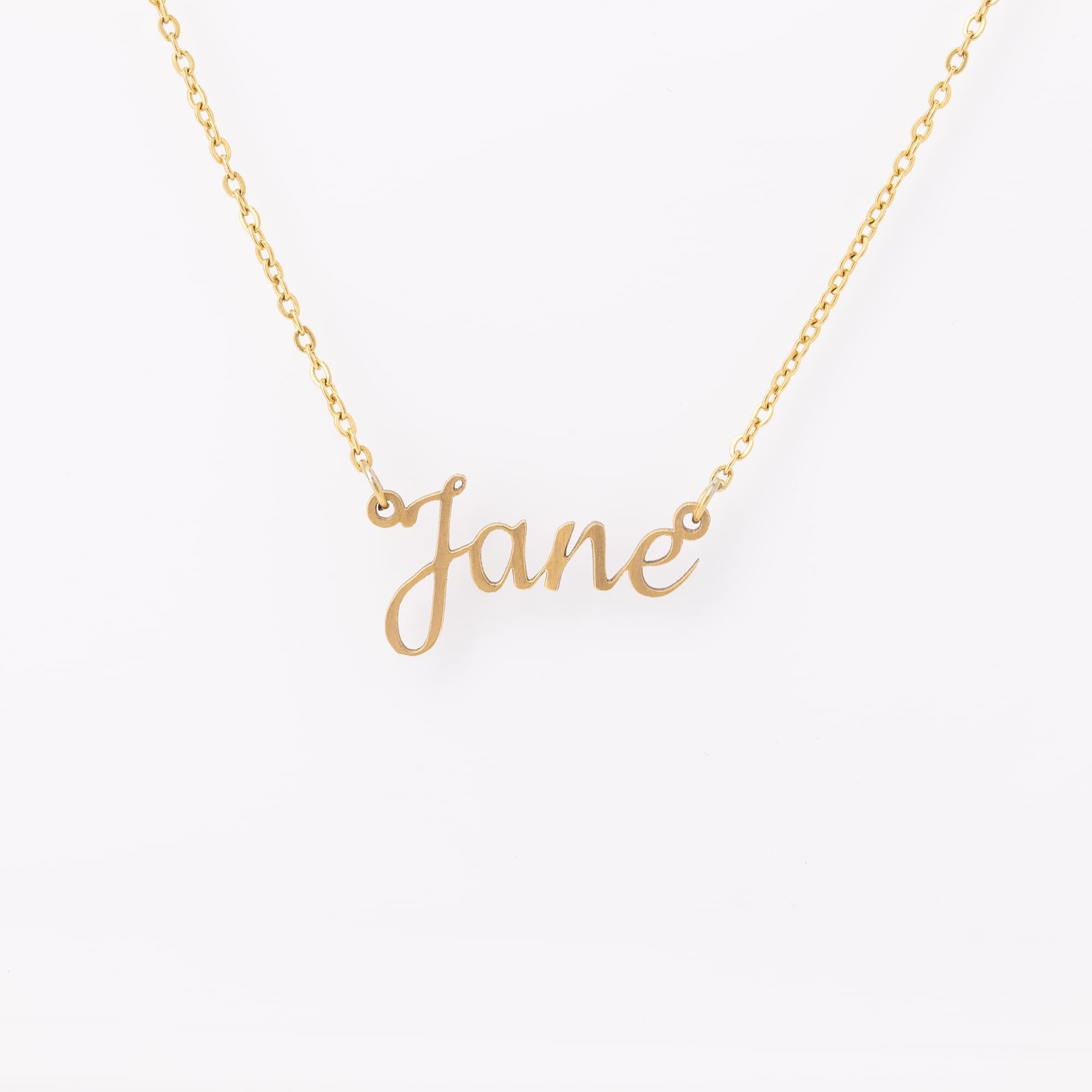 Personalized Name Necklace in Gold, Rose Gold, or Silver - Perfect Birthday Gift for Her, Anniversary Present, Bridesmaid Jewelry & Everyday Fashion Accessory