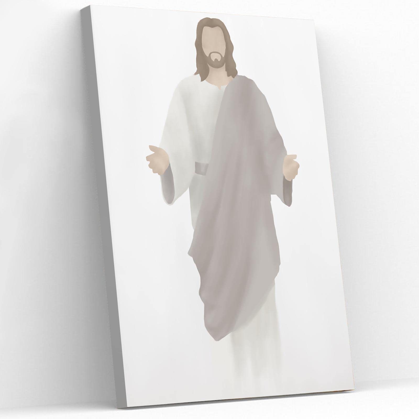 Jesus Christ Watercolor Portrait Wall Art - 8