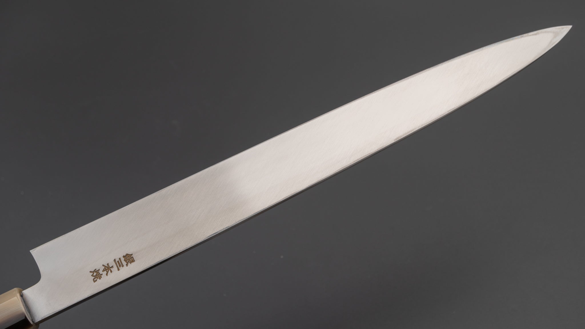 Premium Hitohira Yamatsuka Mosuke Ginsan Honyaki Yanagiba 300mm Sushi Knife - Ebony Wood Handle with Saya - Perfect for Sushi Chefs & Japanese Cuisine Preparation