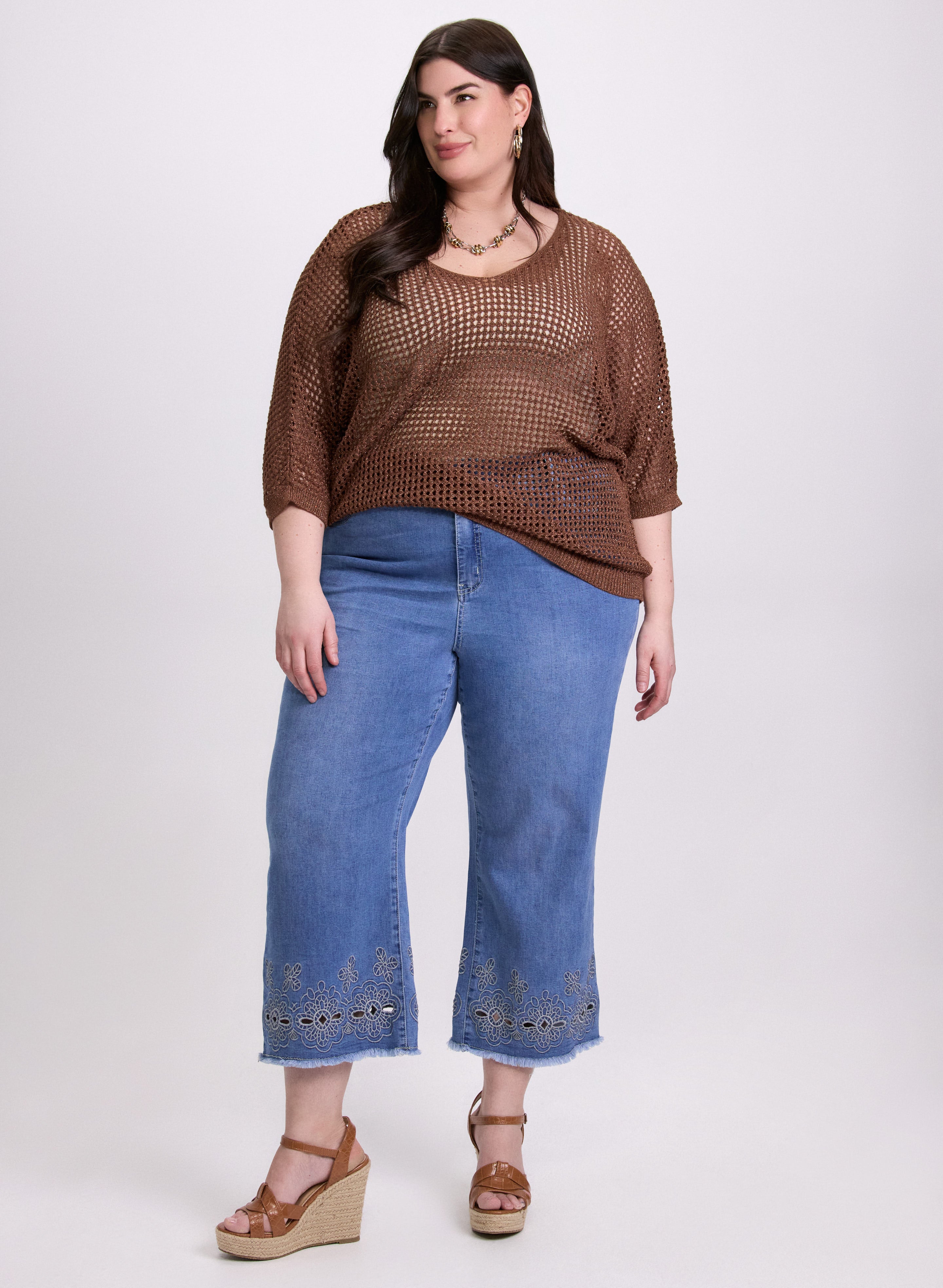 Stylish Women's Embroidered Detail High-Waisted Skinny Jeans - Trendy Denim Pants for Casual Outfits & Night Out | Perfect for Date Nights, Parties, and Everyday Wear