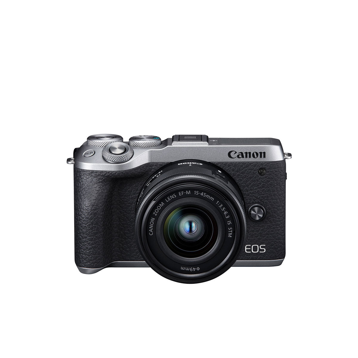Canon EOS M6 Mark II Mirrorless Digital Camera with 15-45mm Lens Kit, 32.5MP APS-C Sensor, 4K Video, WiFi & Bluetooth - Perfect for Travel Photography, Vlogging & Content Creation (Silver)