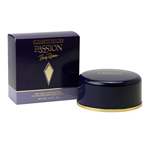 Elizabeth Taylor PASSION Dusting Powder 2.6 oz - Luxurious Body Powder for Women, Talc-Free Fragrance, Soft & Silky Feel | Perfect for Daily Use, Post-Shower Care & Special Occasions